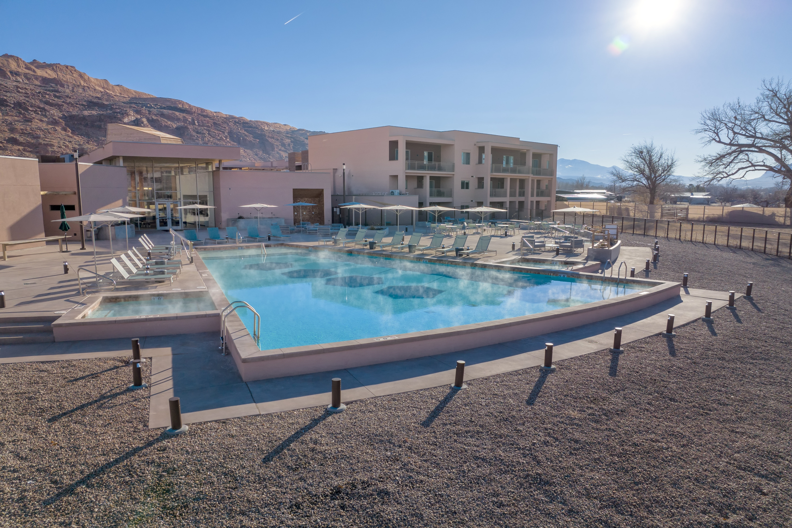 Pool at the EBAC Moab in Moab, Utah