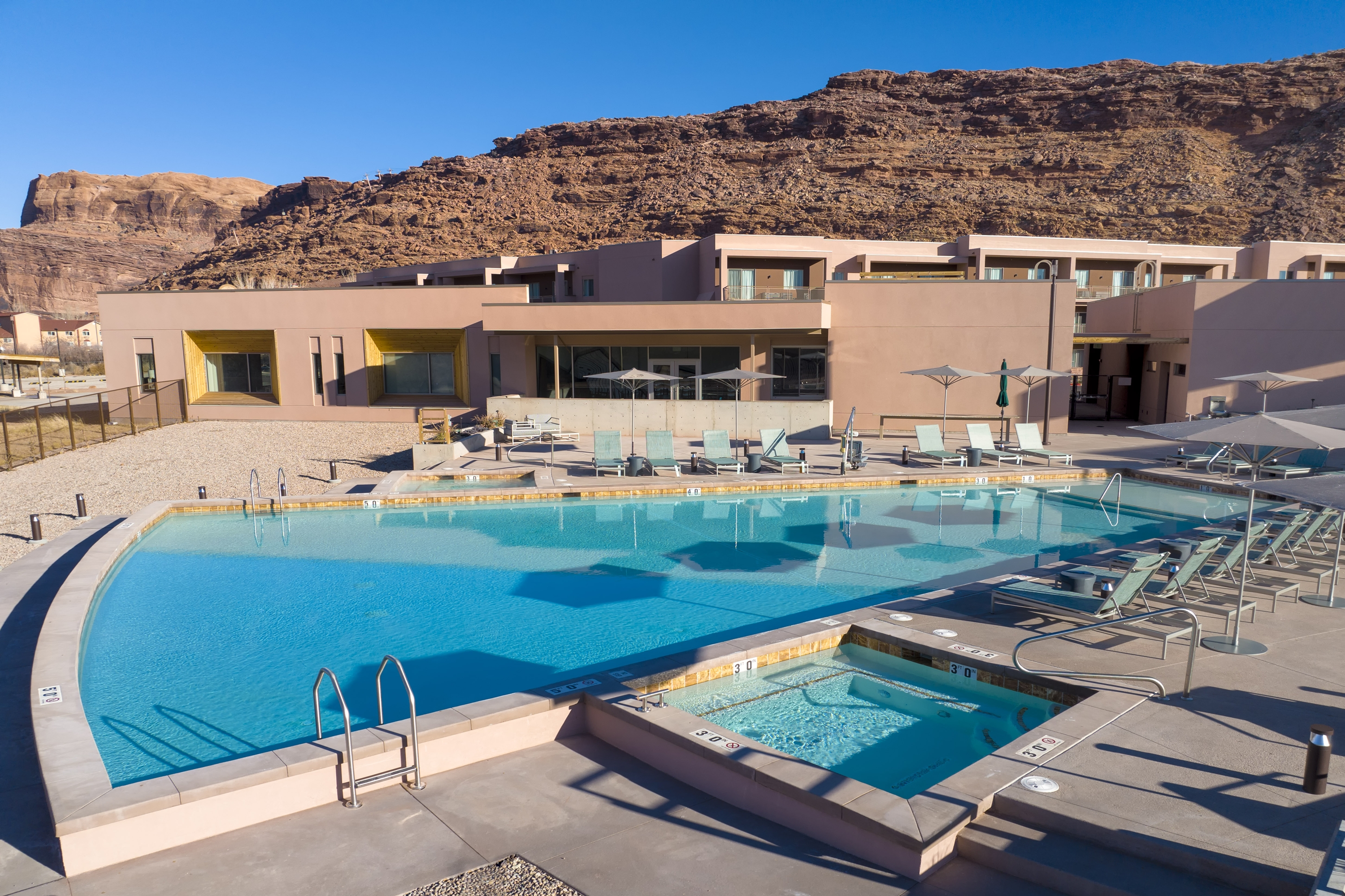 Pool at the EBAC Moab in Moab, Utah