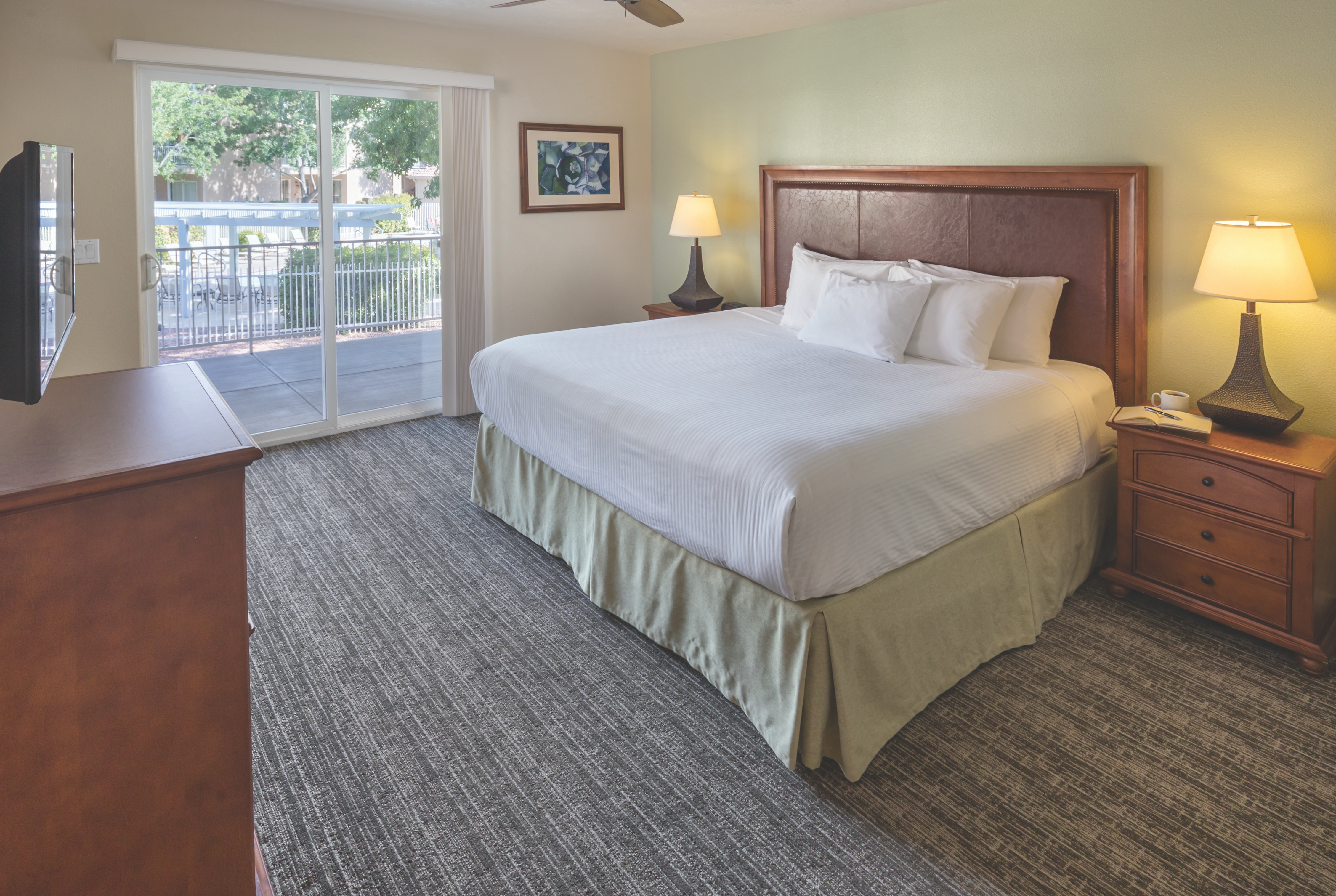 Guest room at the WorldMark Estancia in St. George, Utah