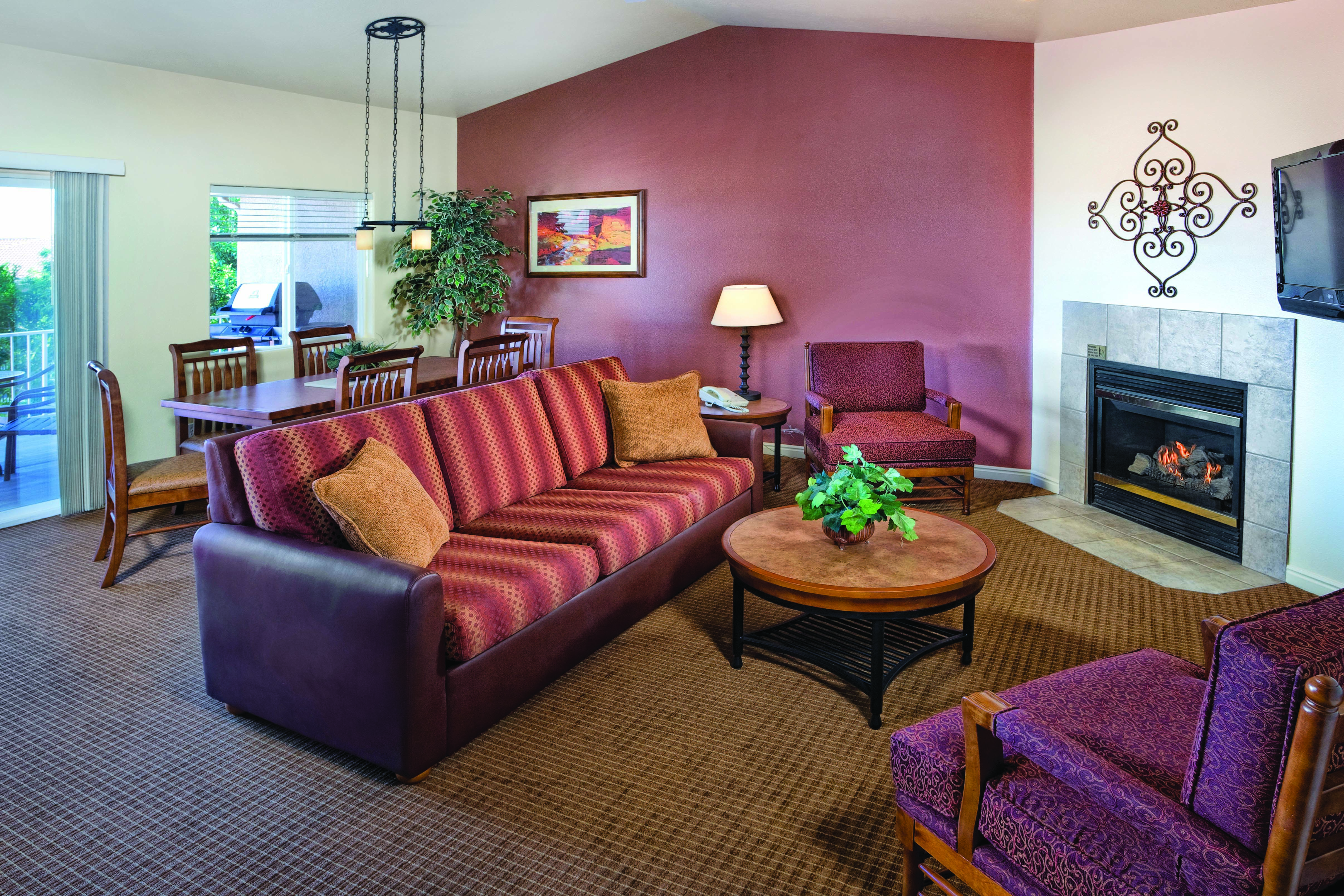 Guest room at the WorldMark Estancia in St. George, Utah