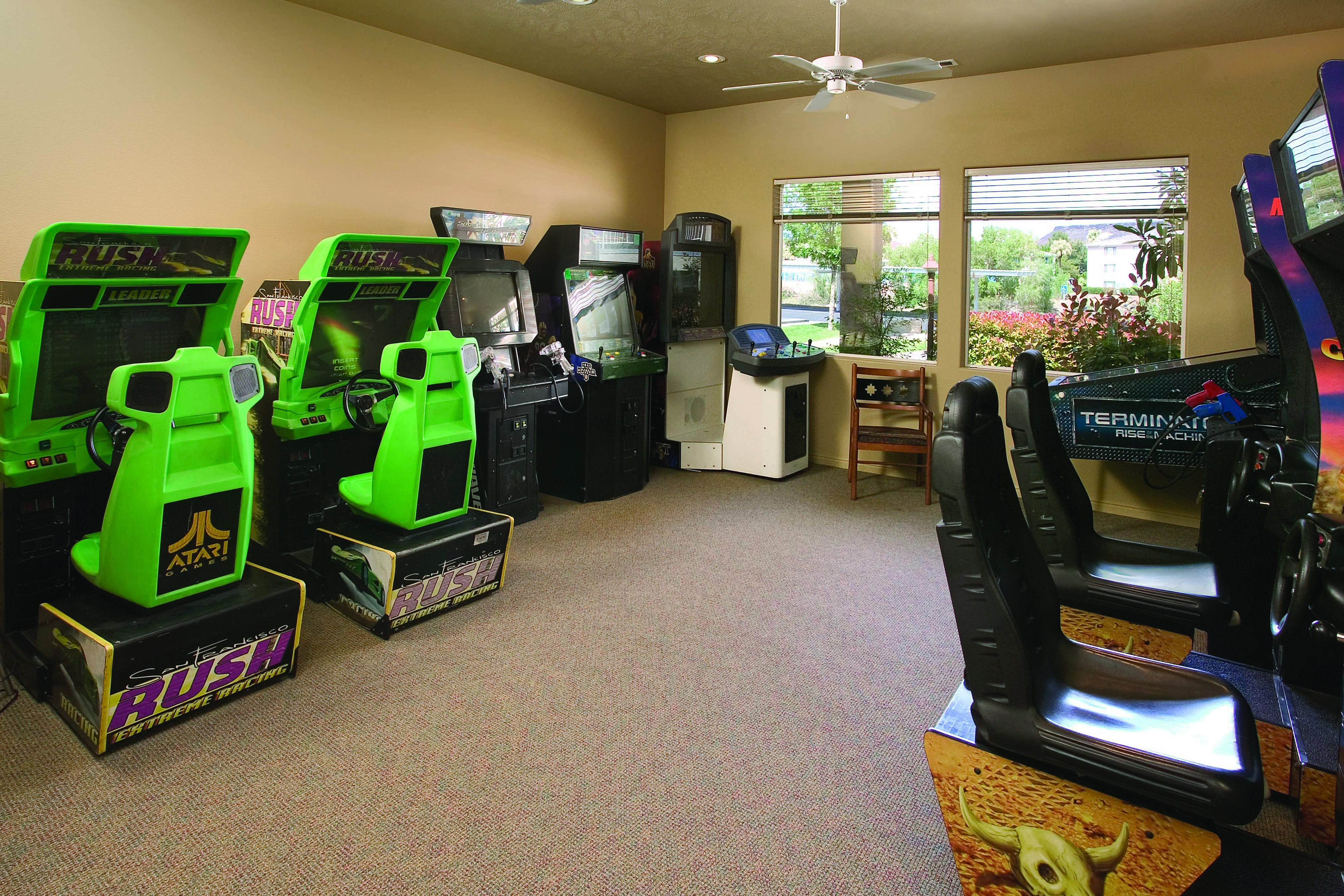Game room at WorldMark Estancia in St. George, Utah