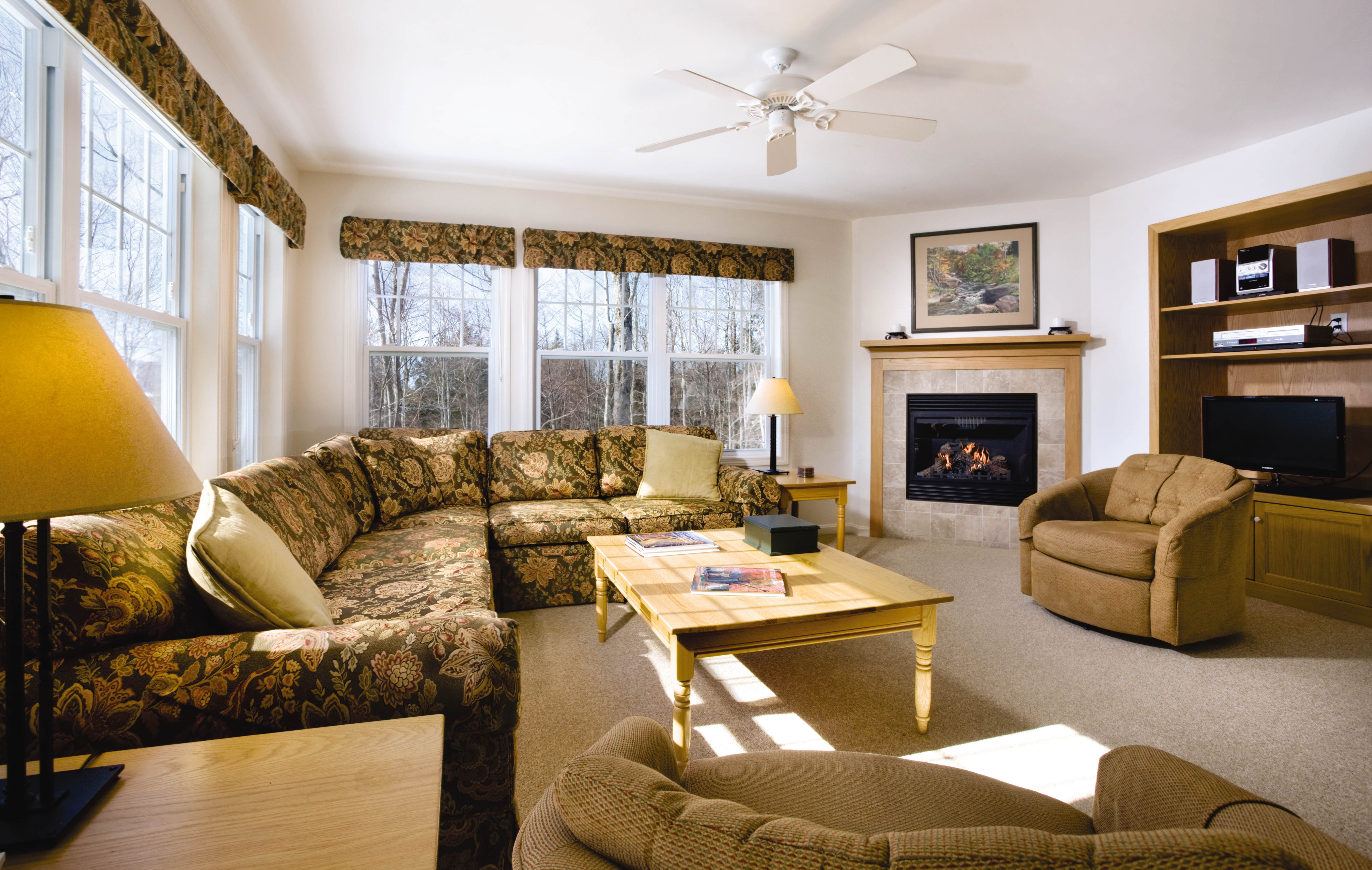 Guest room at the Club Wyndham Smugglers' Notch Vermont in Smugglers Notch, Vermont
