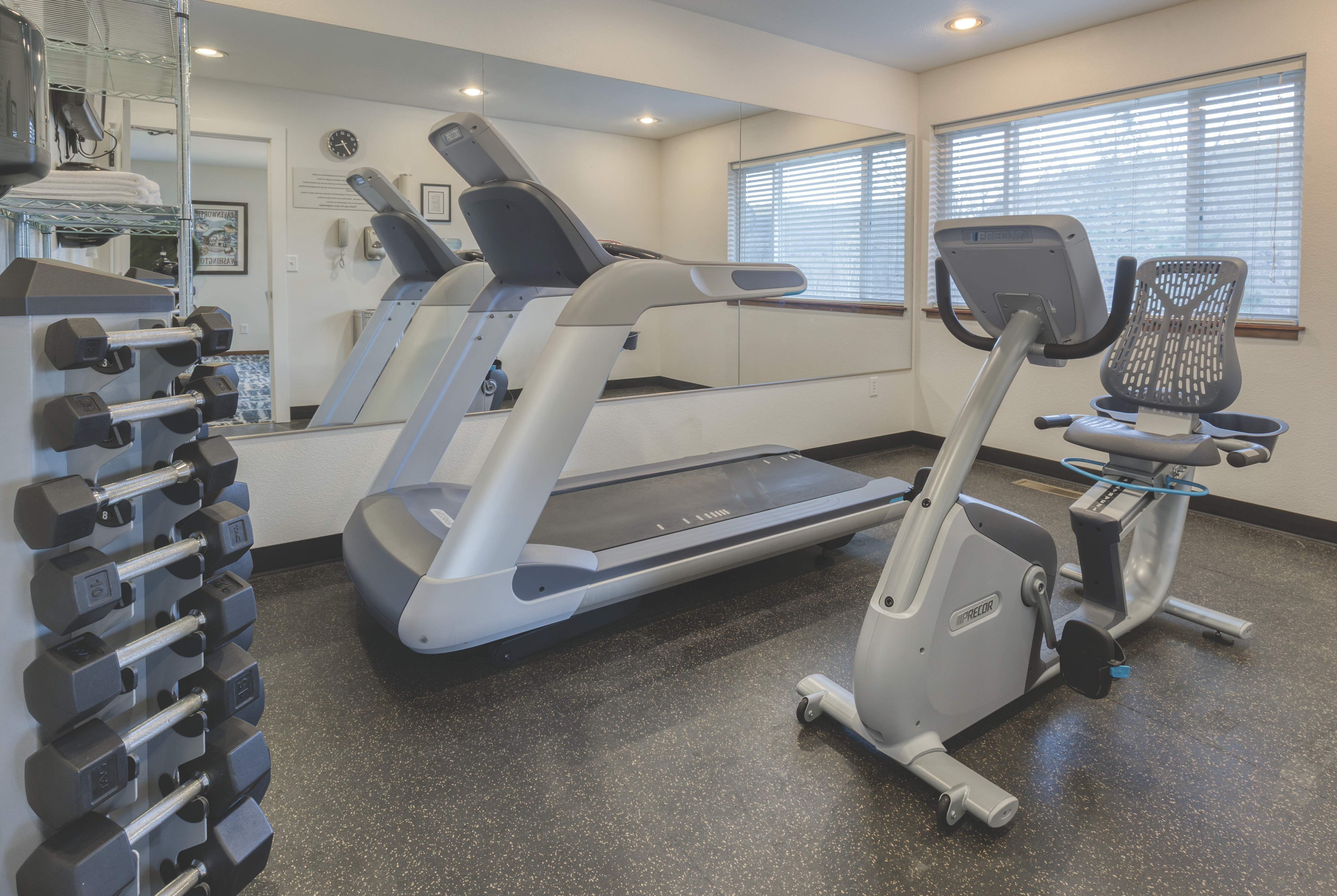Fitness room at WorldMark Leavenworth in Leavenworth, Washington