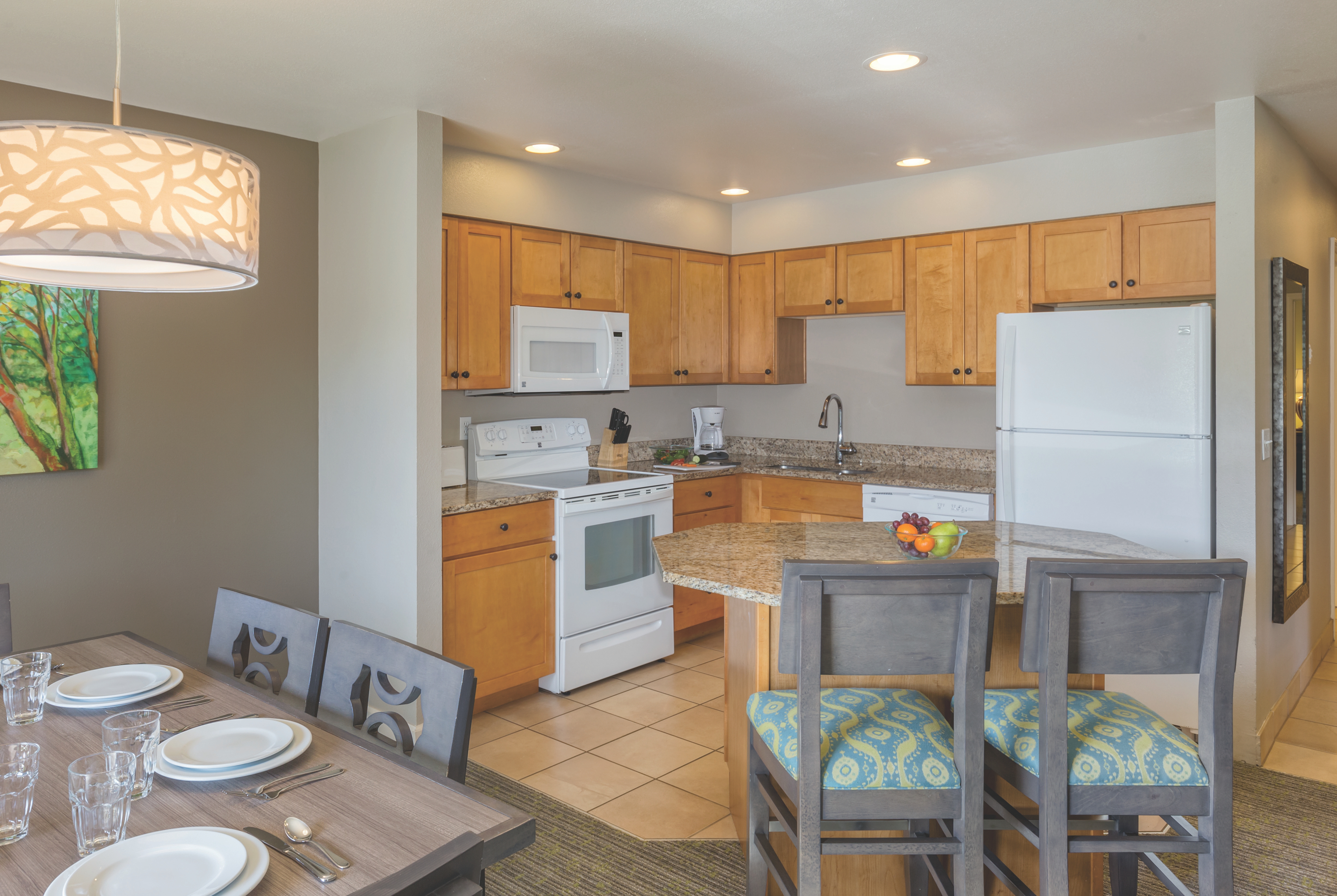 Guest room at the WorldMark Leavenworth in Leavenworth, Washington