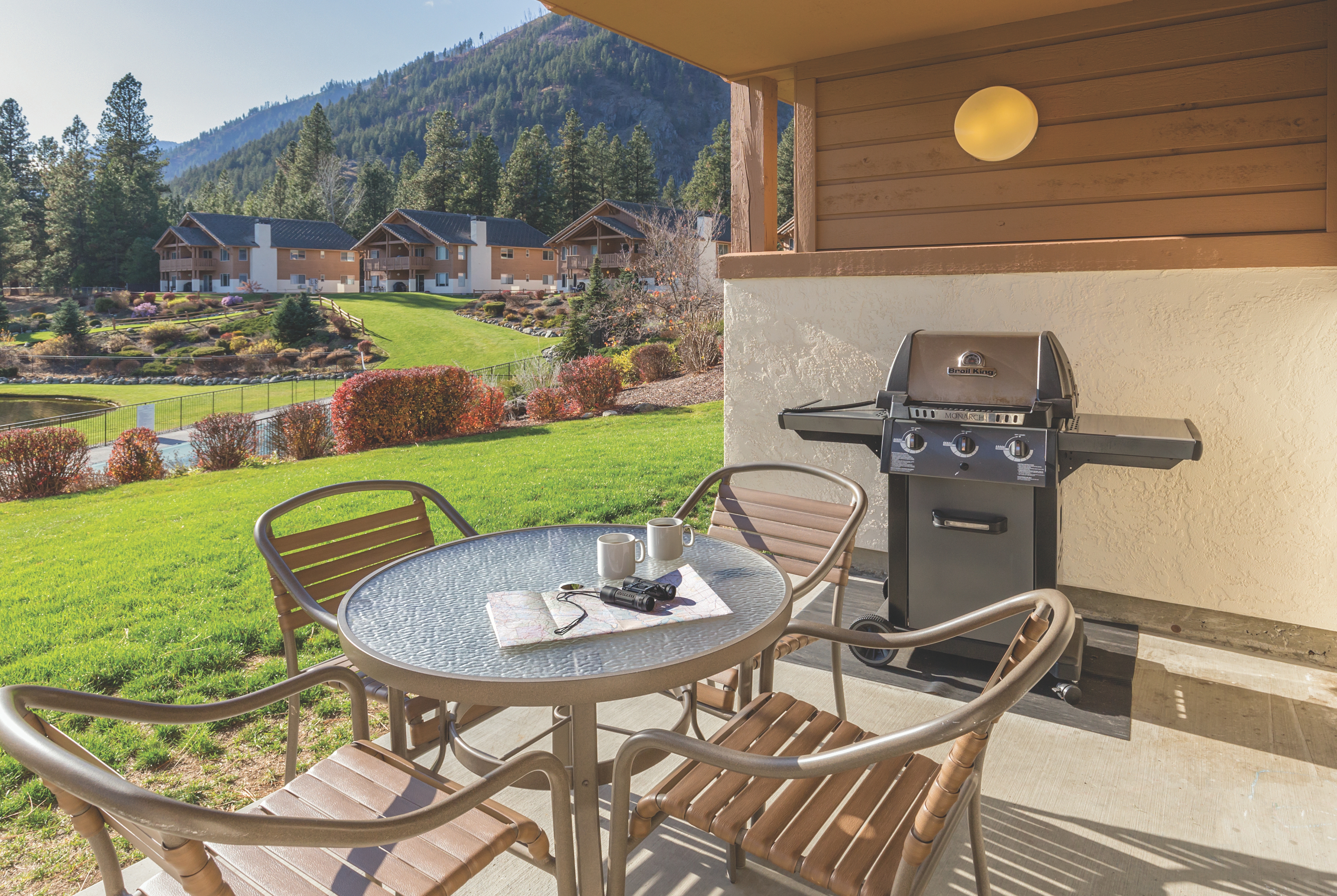 Guest room at the WorldMark Leavenworth in Leavenworth, Washington