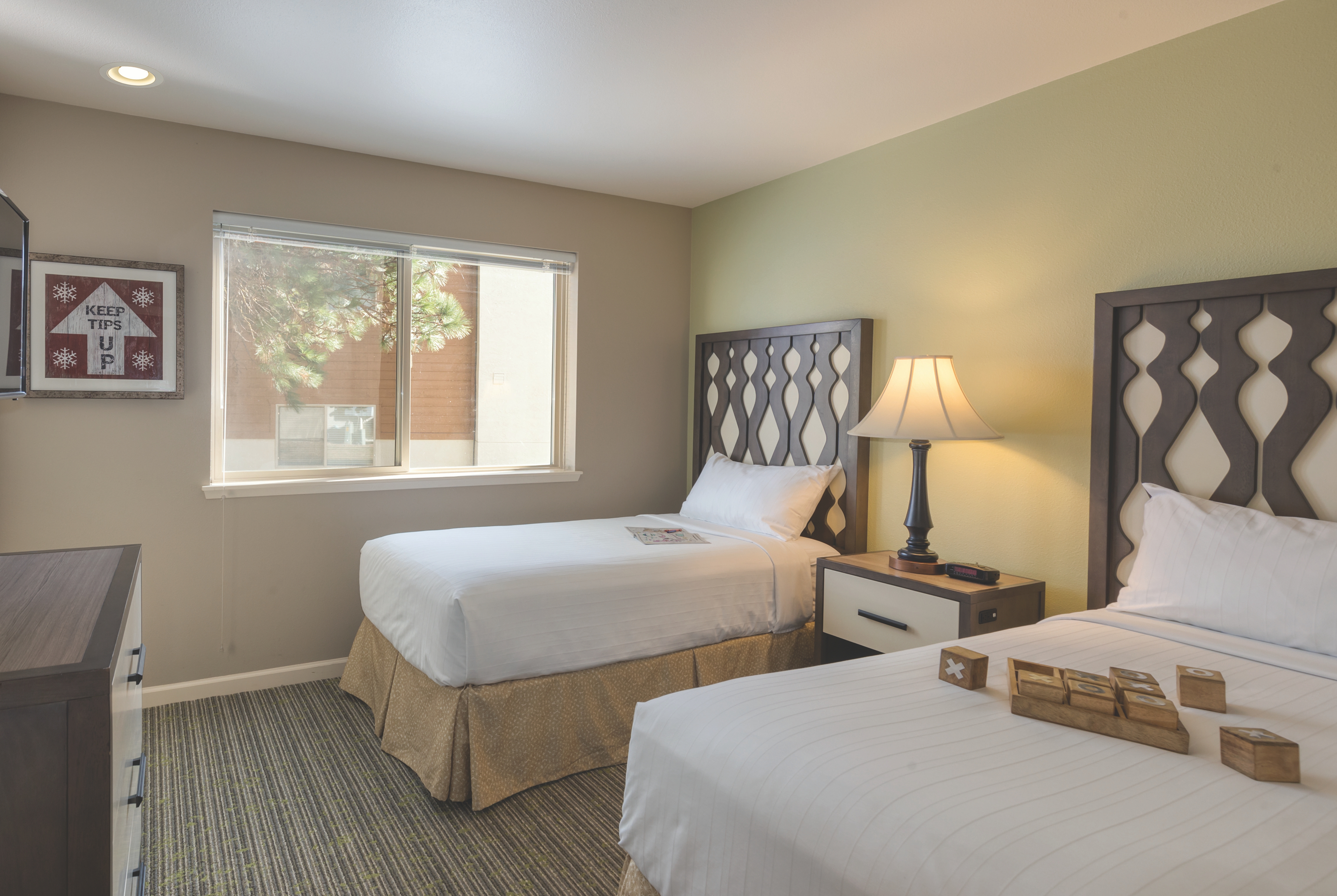 Guest room at the WorldMark Leavenworth in Leavenworth, Washington