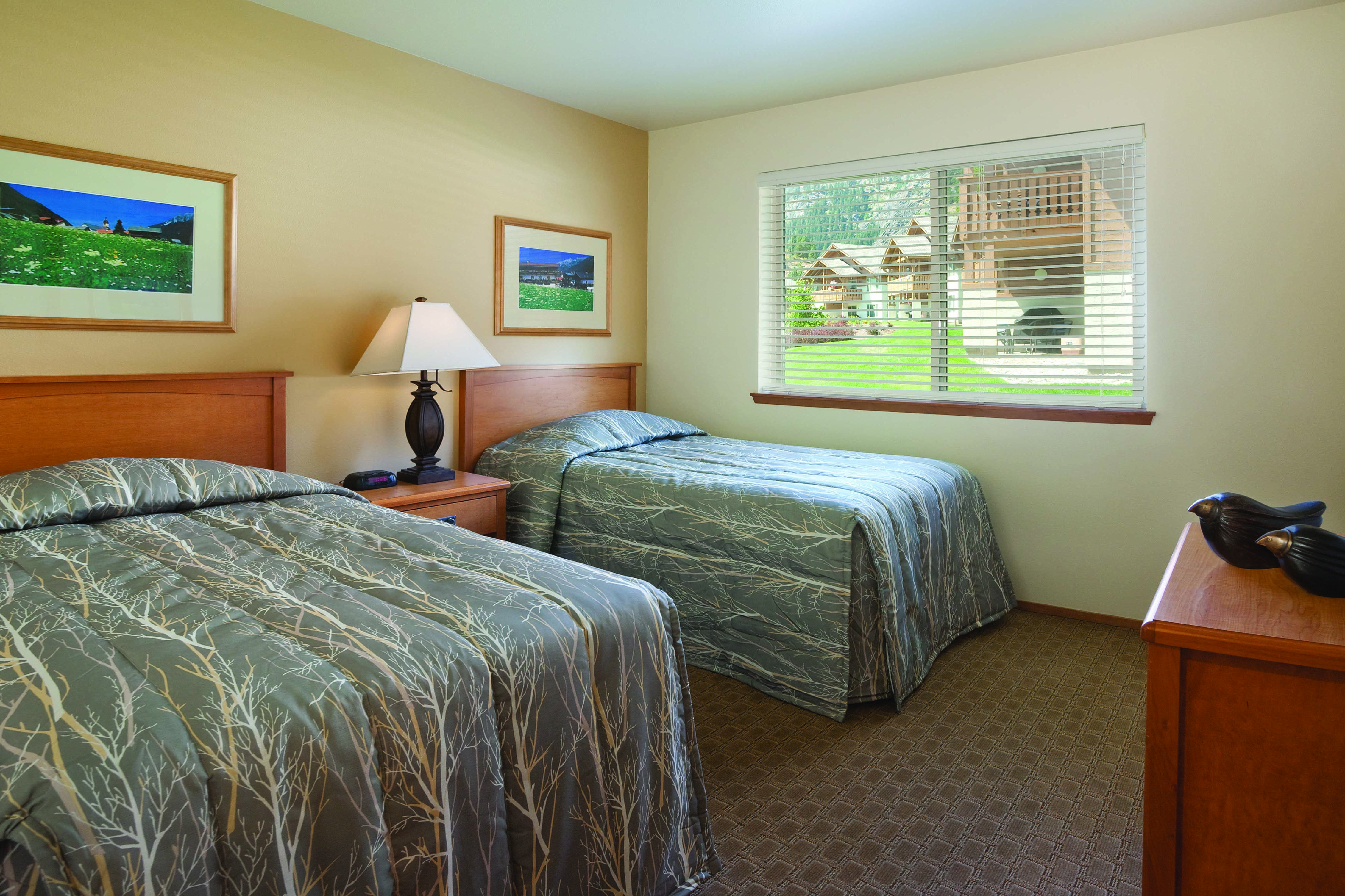 Guest room at the WorldMark Leavenworth in Leavenworth, Washington