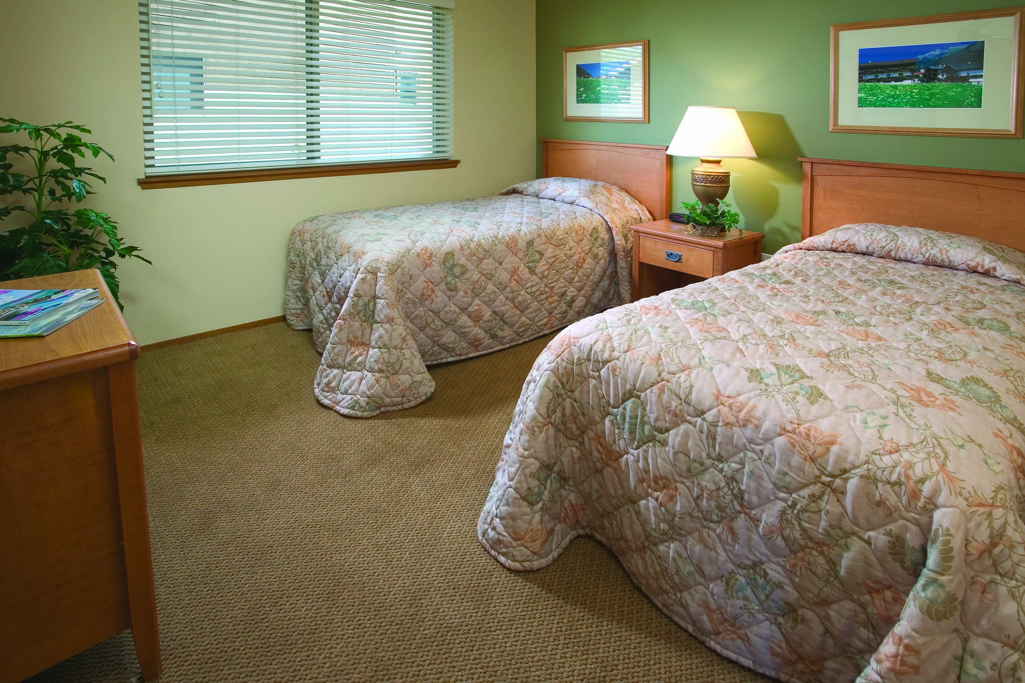 Guest room at the WorldMark Leavenworth in Leavenworth, Washington
