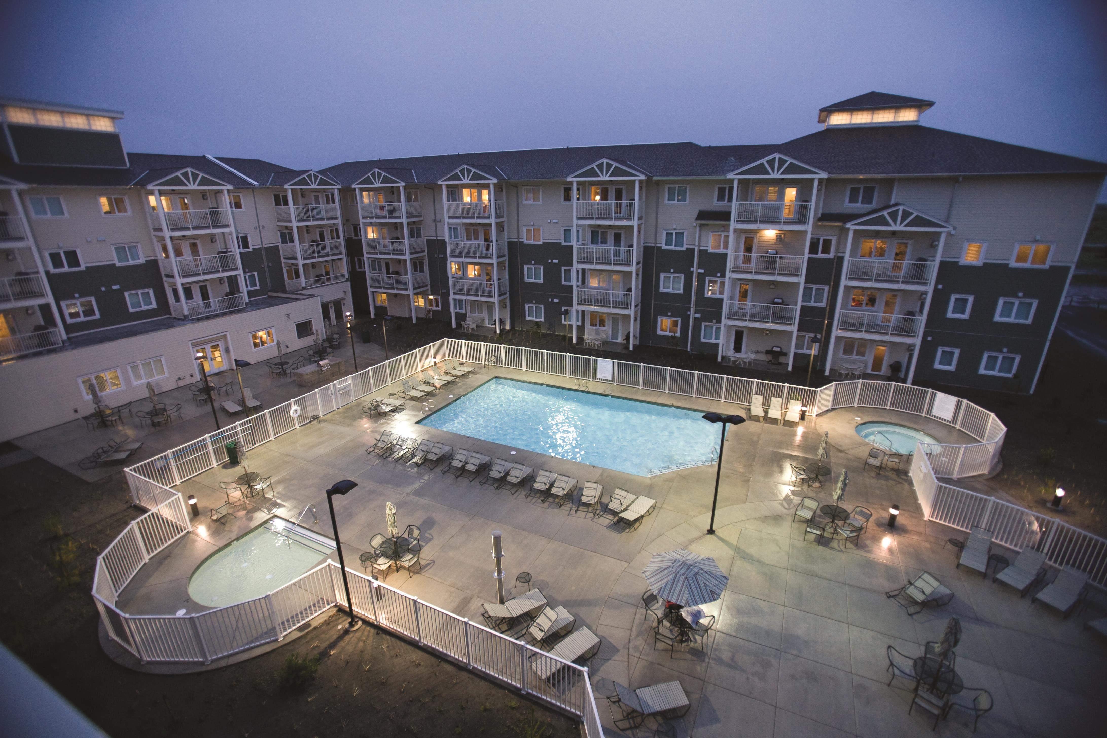 Aerial View of WorldMark Long Beach hotel in Long Beach, Washington