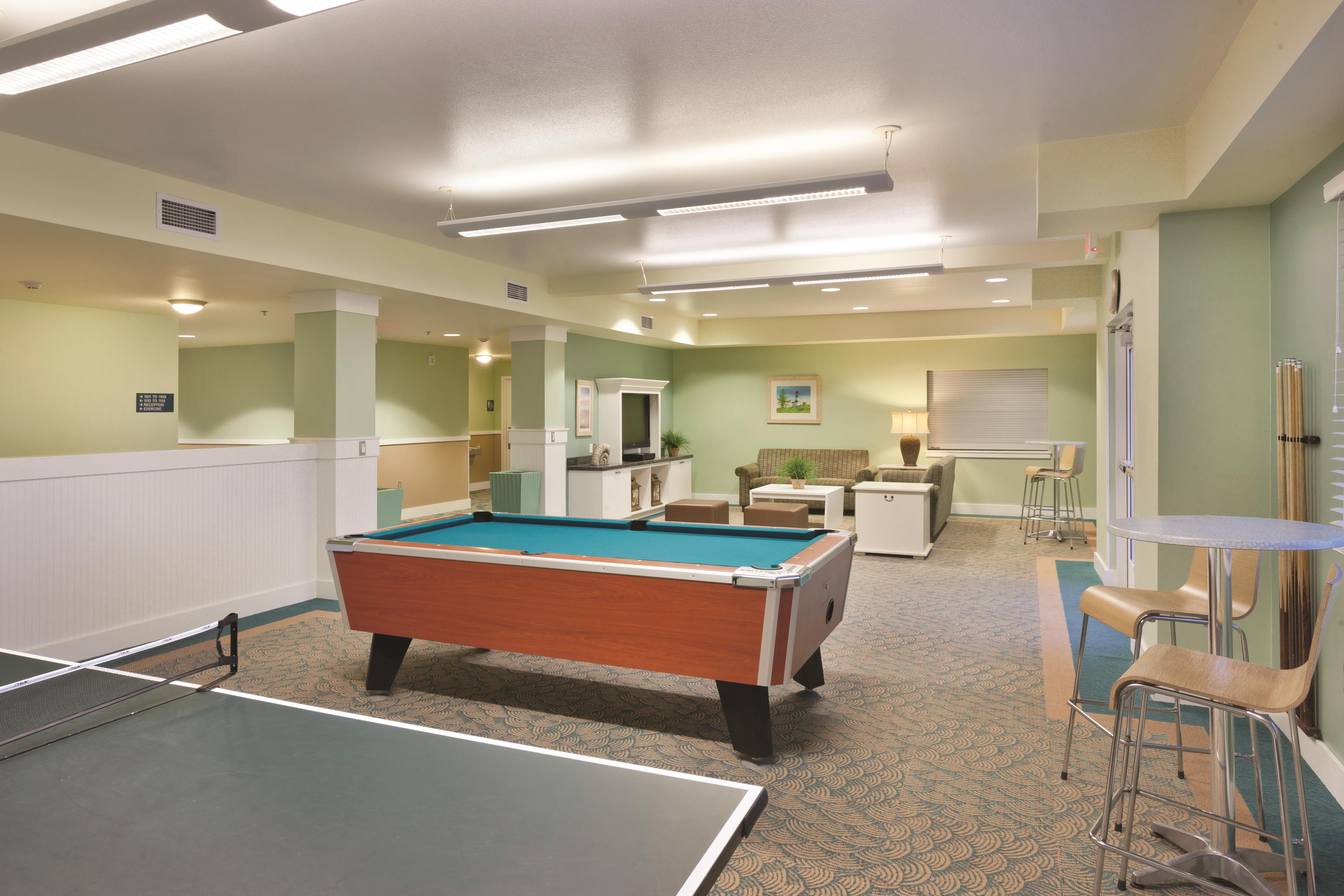 Game room at WorldMark Long Beach in Long Beach, Washington