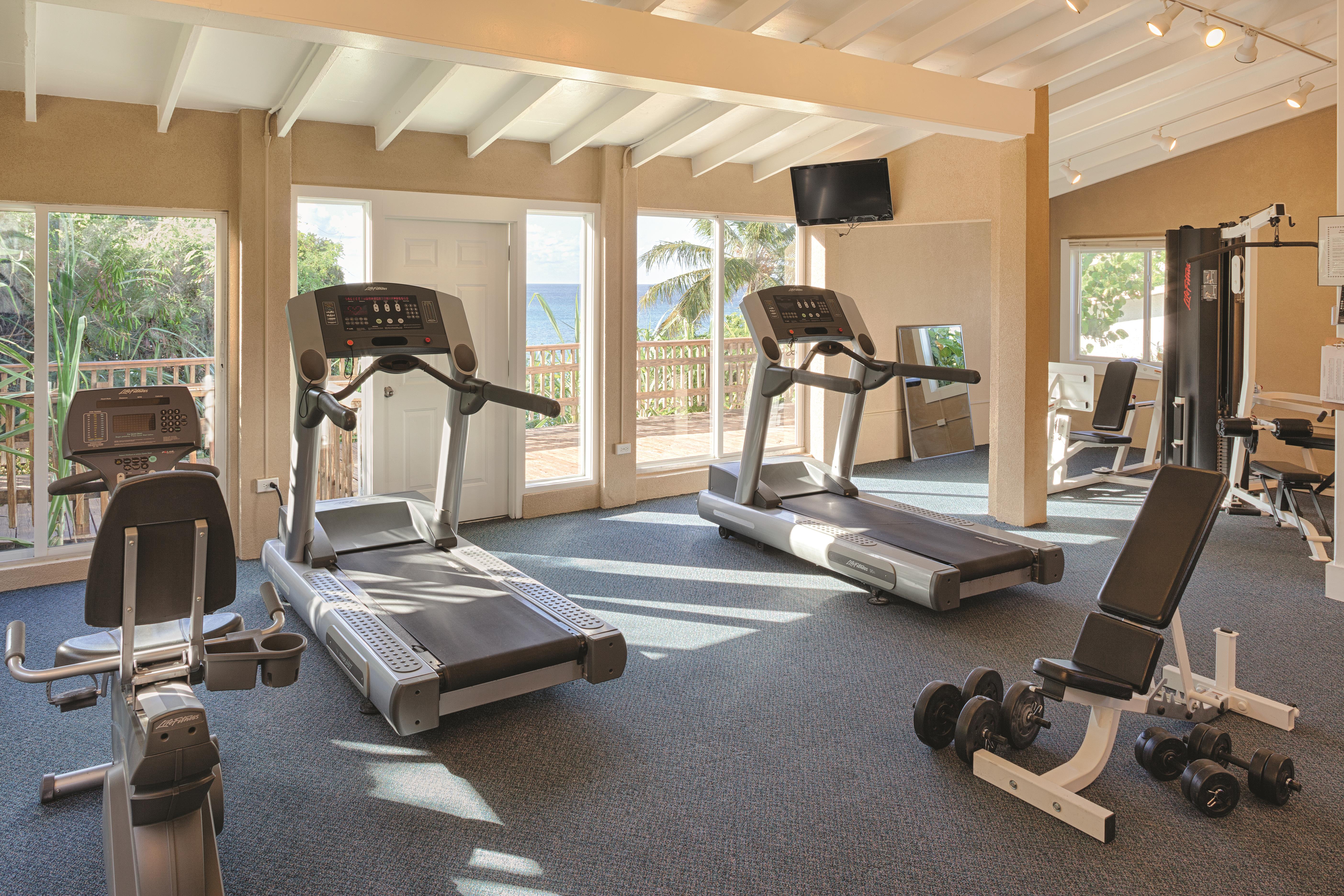Fitness room at Limetree Beach Resort by Club Wyndham in Saint Thomas, Other than US/Canada