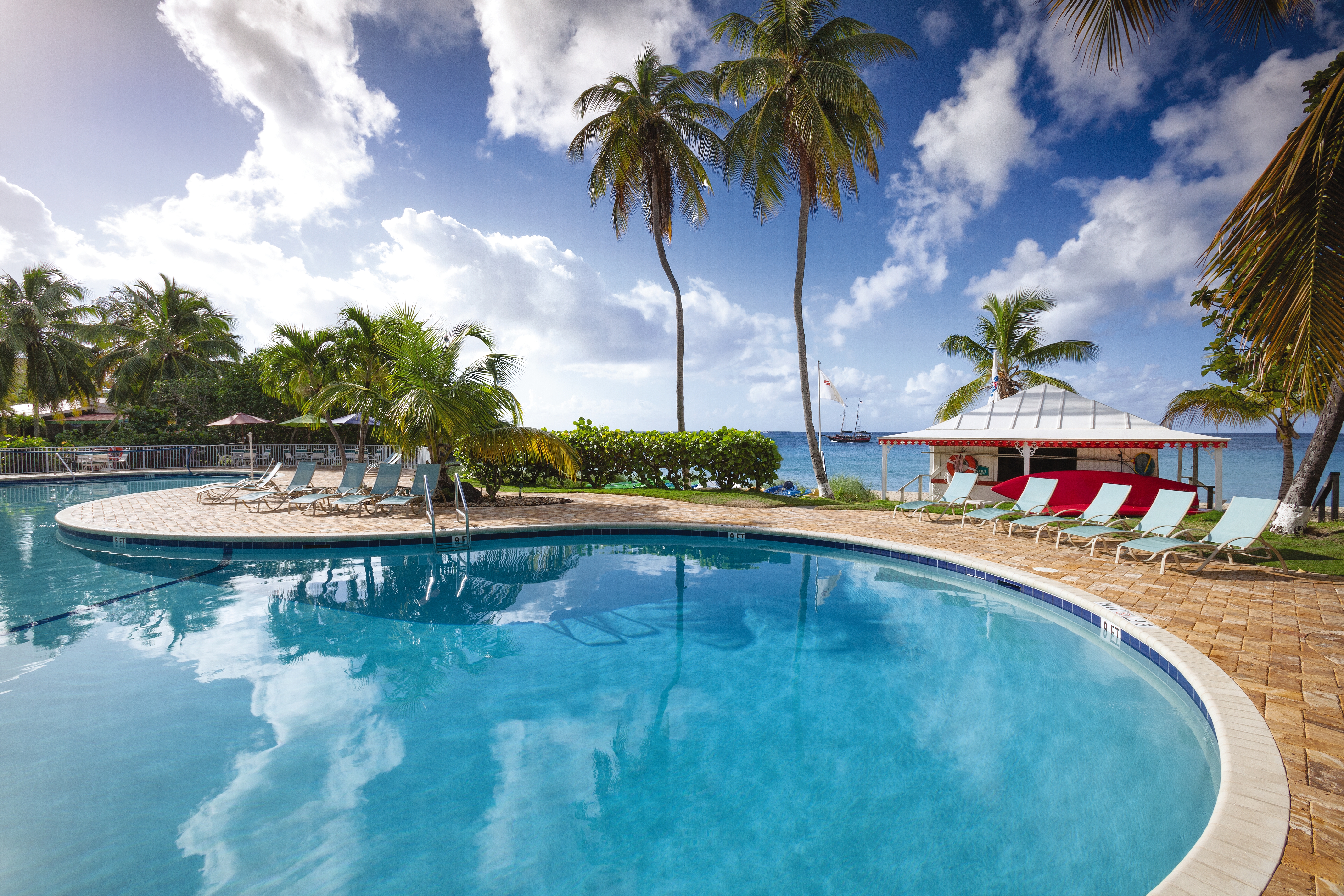 Pool at the Limetree Beach Resort by Club Wyndham in Saint Thomas, Other than US/Canada