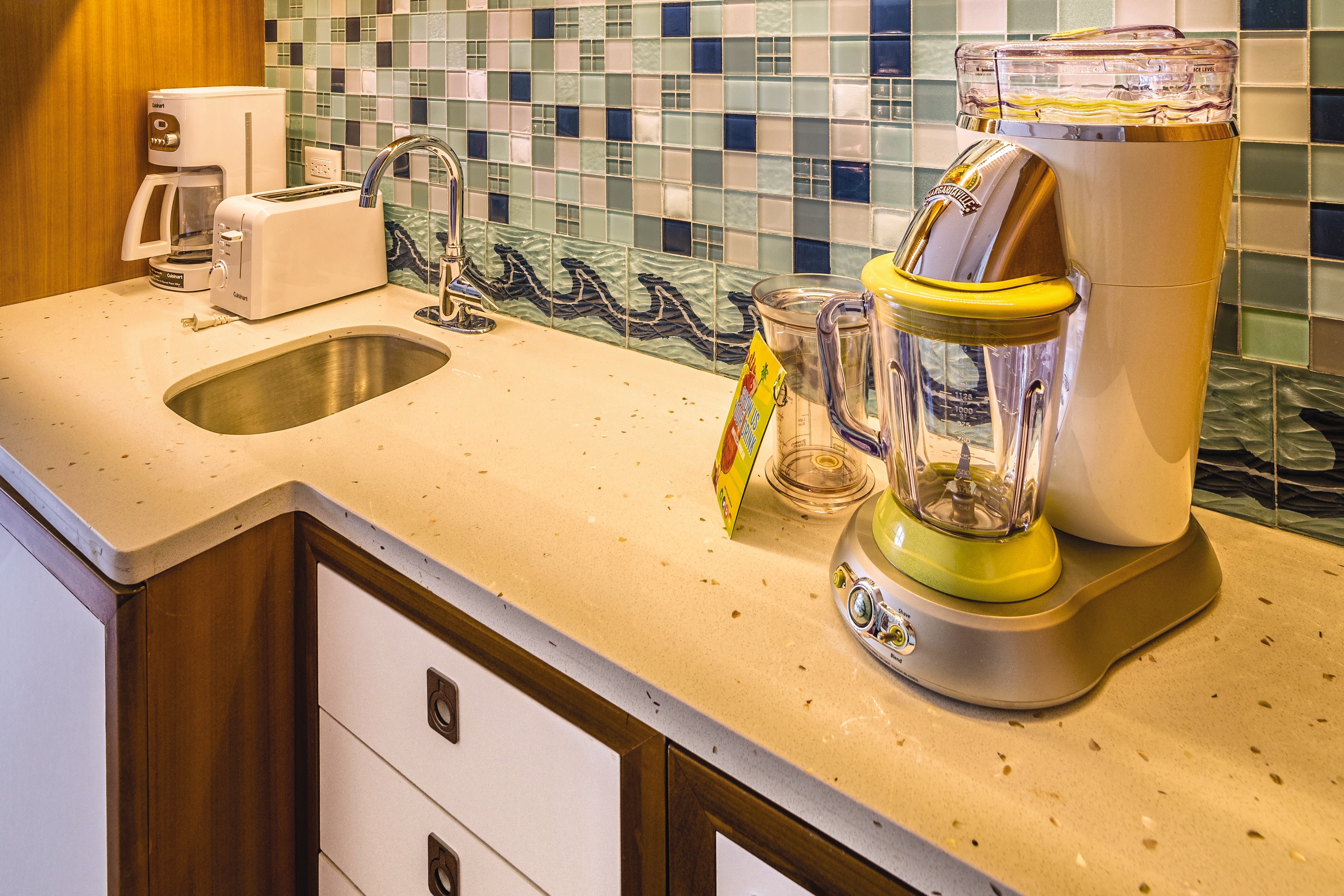 Guest room kitchen at Margaritaville Vacation Club - St Thomas in St. Thomas, Other than US/Canada