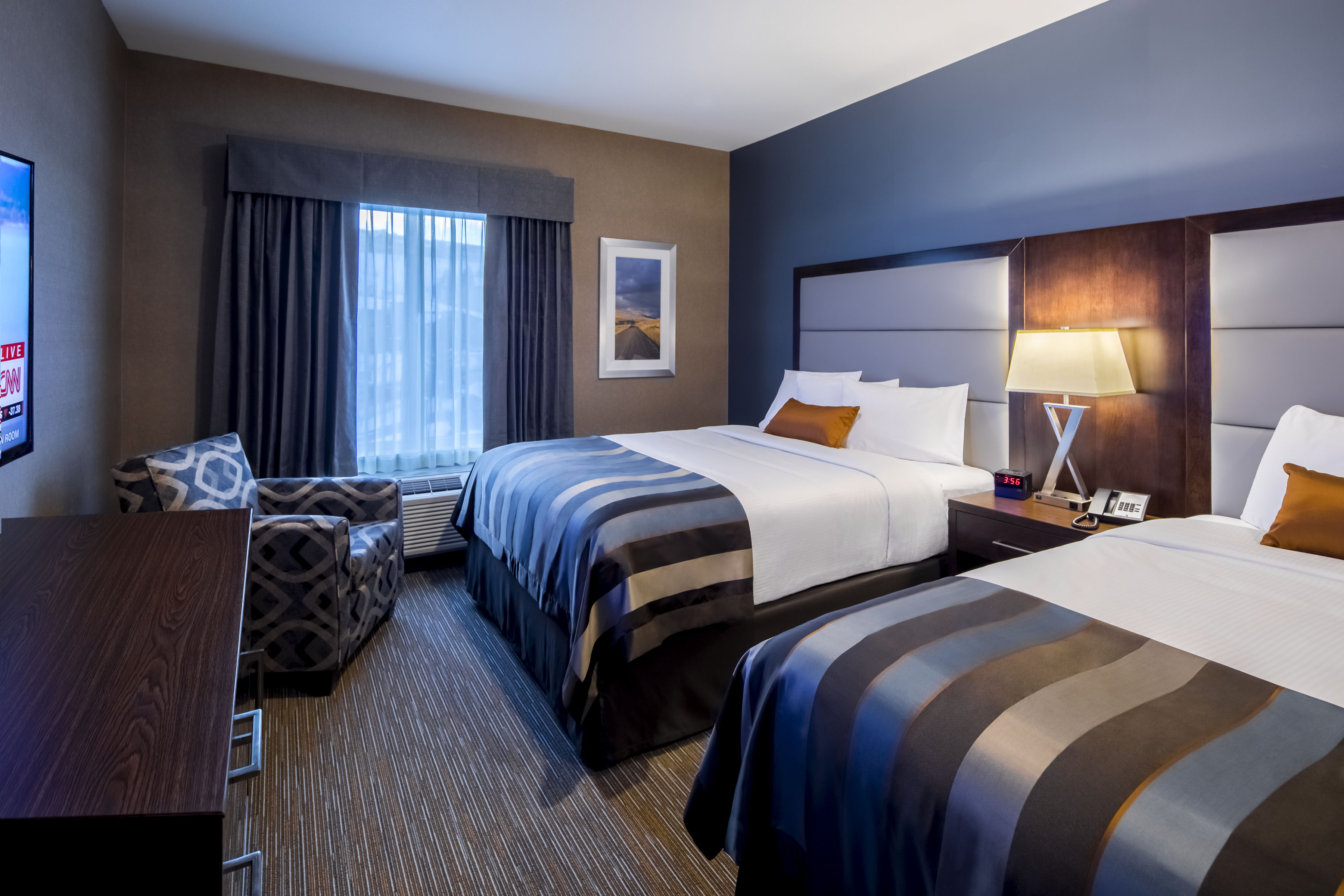 Guest room at the Wingate by Wyndham Kamloops in Kamloops, British Columbia