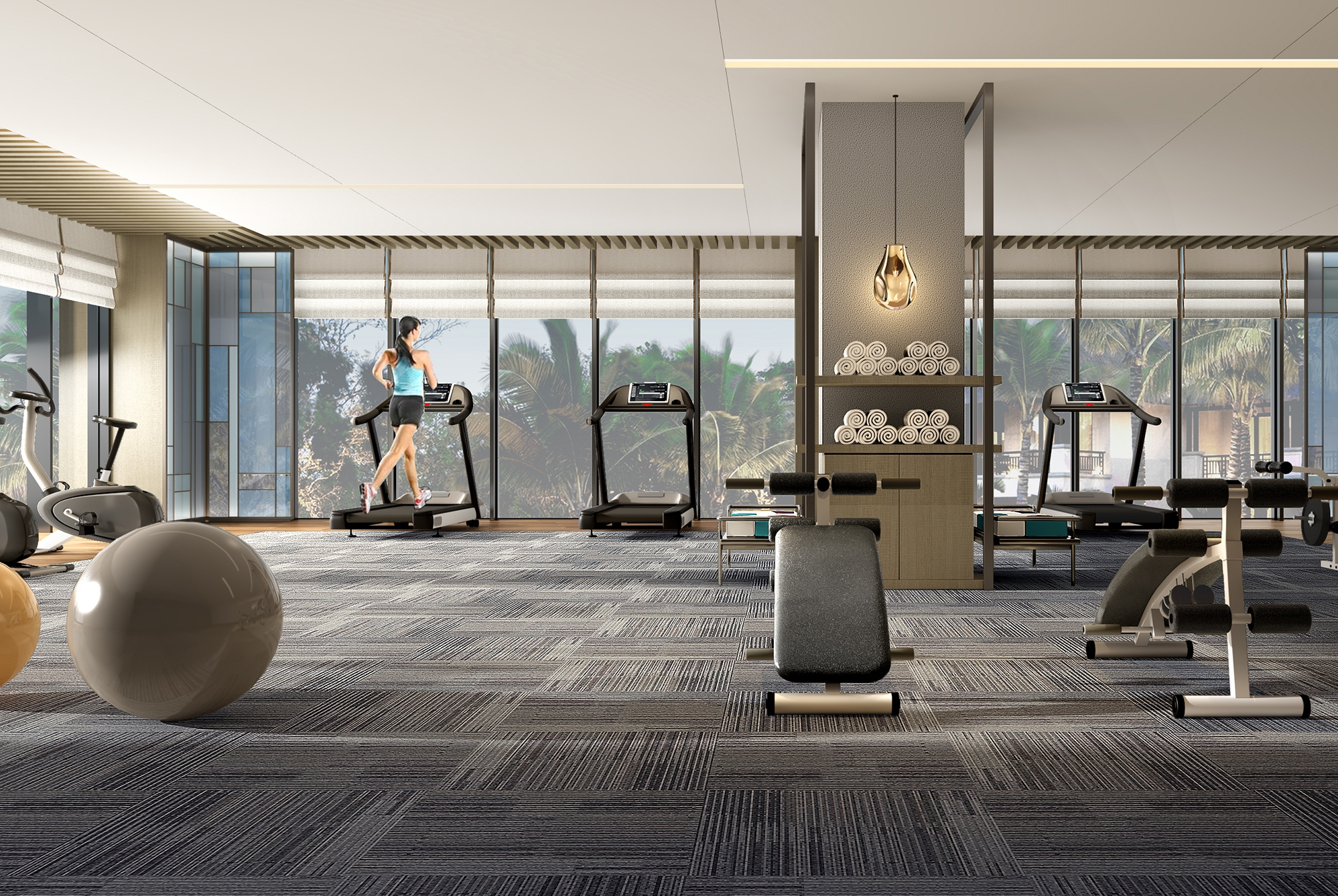 Fitness room at Wingate by Wyndham Hainan Chengmai in Chengmai, Other than US/Canada