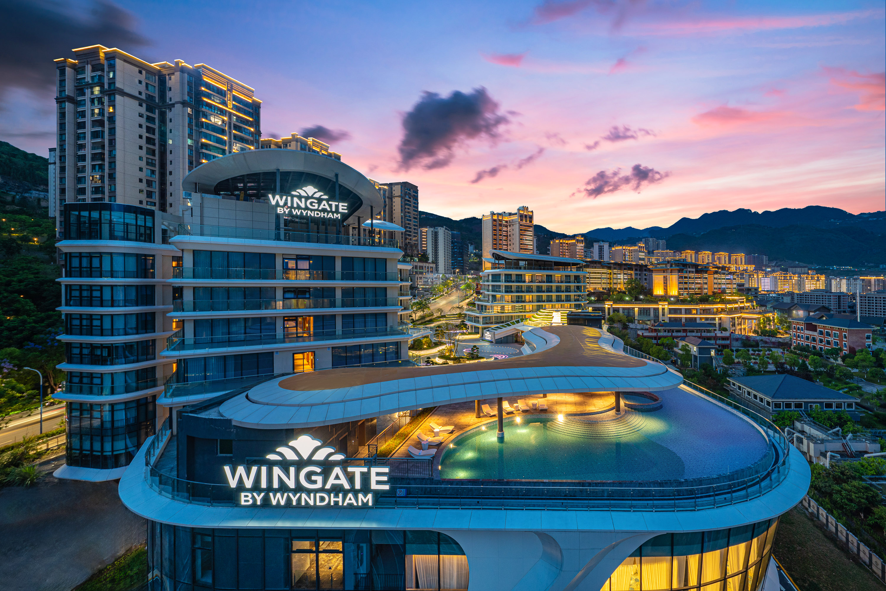 Exterior of Wingate by Wyndham Chongqing Wushan hotel in Chongqing, Other than US/Canada