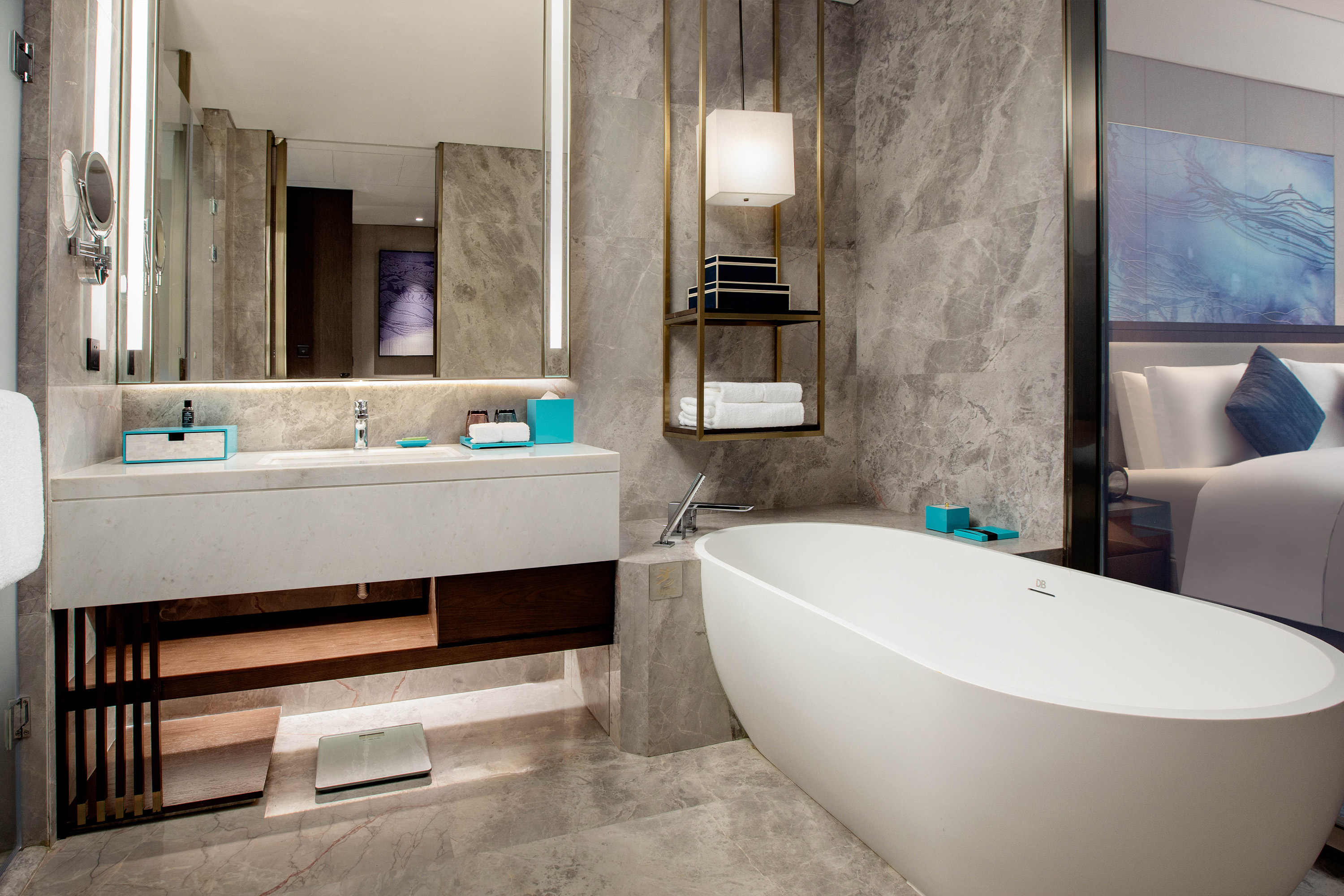 Guest room bath at the Wingate by Wyndham Kunming Airport in Kunming, Other than US/Canada