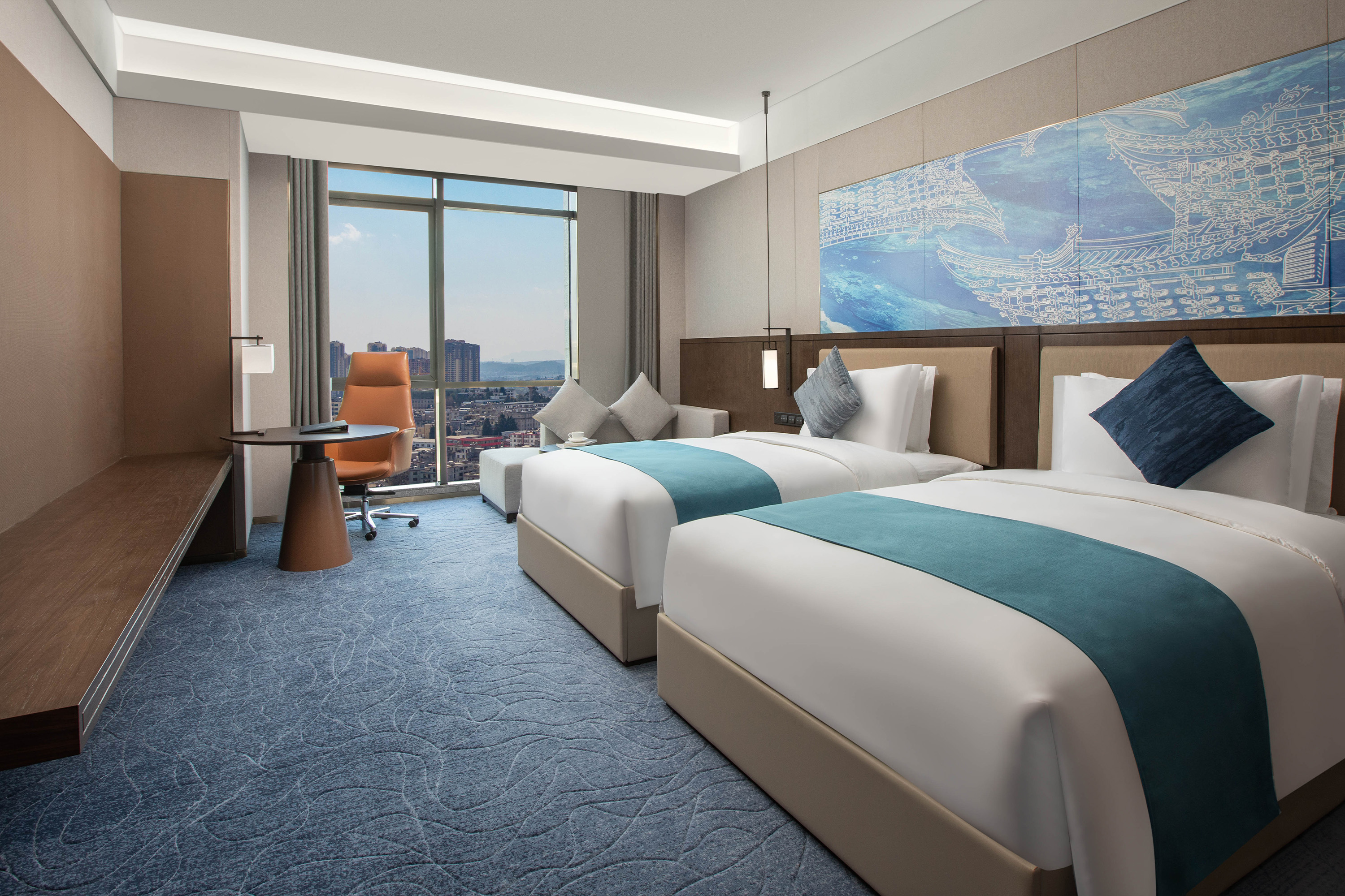 Guest room at the Wingate by Wyndham Kunming Airport in Kunming, Other than US/Canada