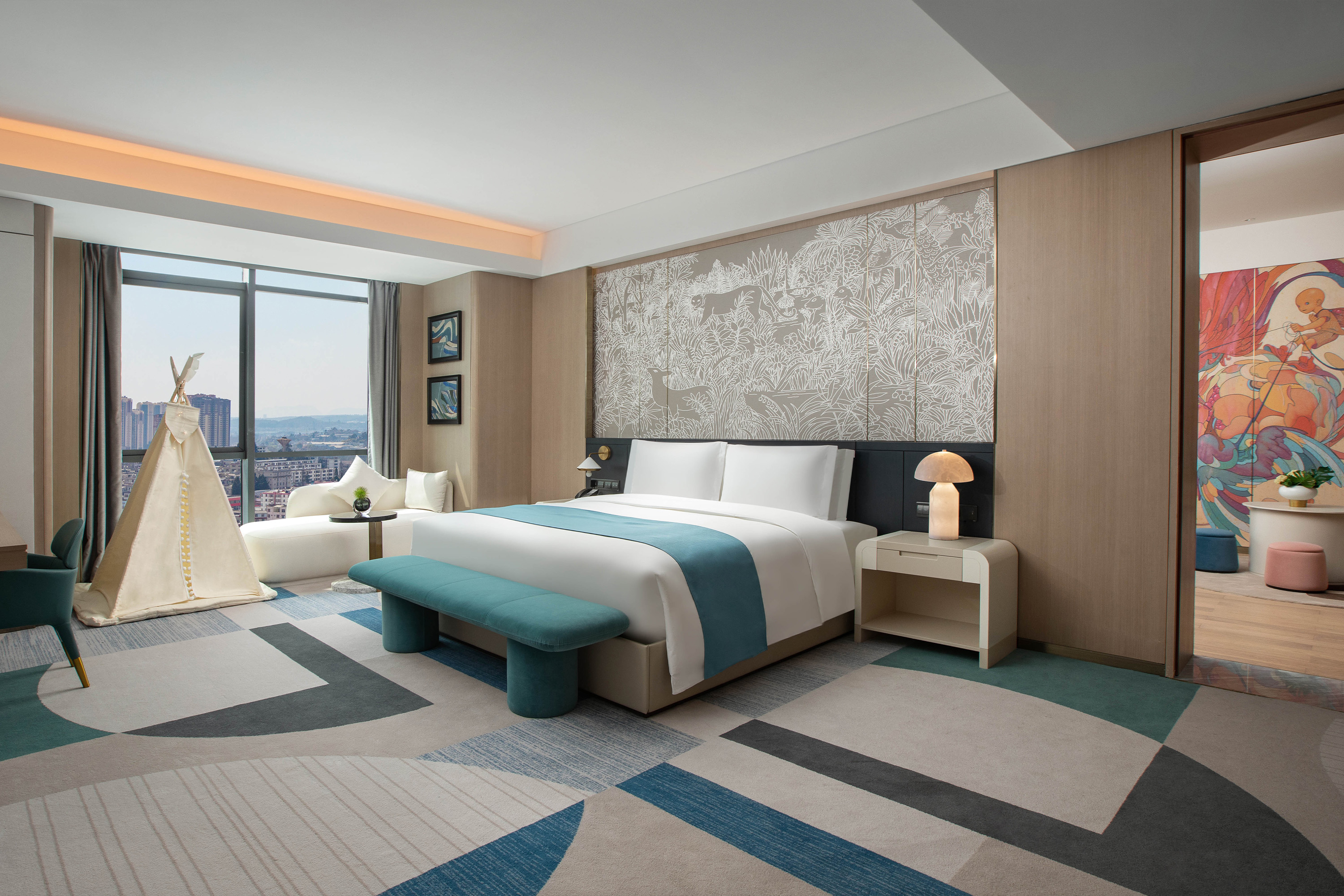 Guest room at the Wingate by Wyndham Kunming Airport in Kunming, Other than US/Canada