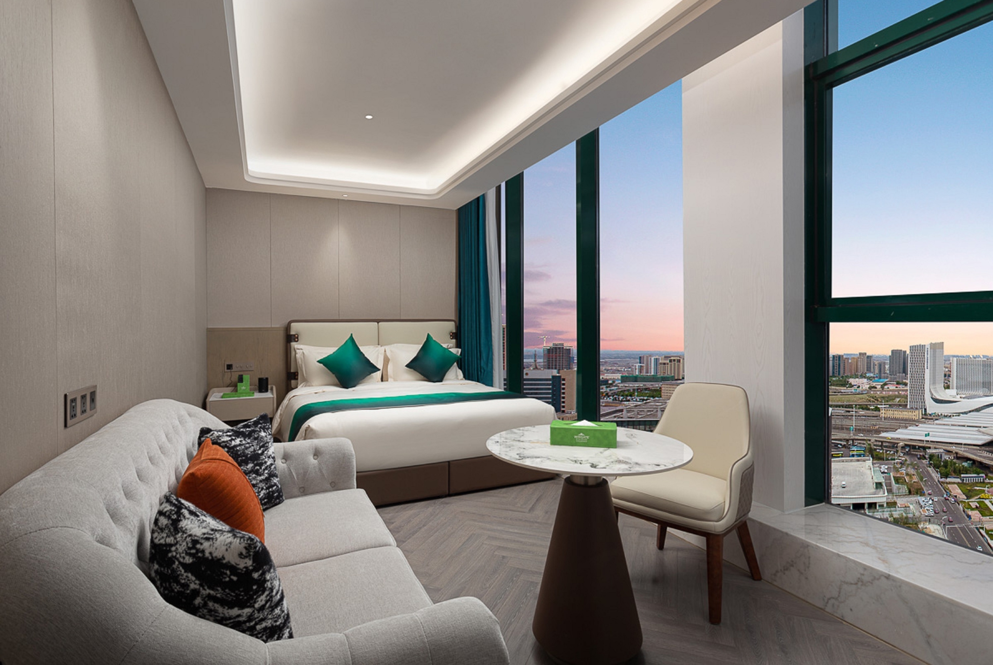 Guest room at the Wingate by Wyndham Urumqi Railway Station in Urumqi, Other than US/Canada