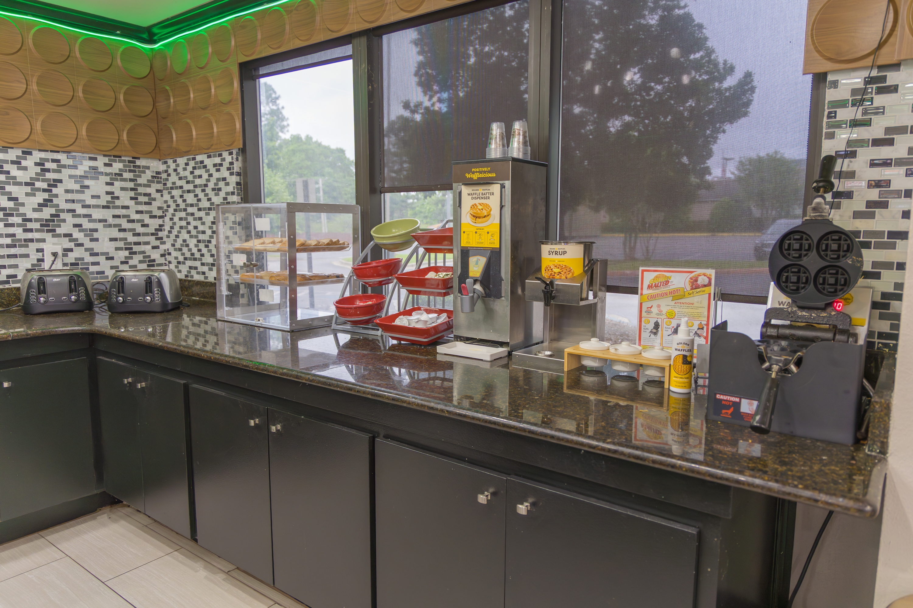 Free breakfast at Wingate by Wyndham North Little Rock in North Little Rock, Arkansas