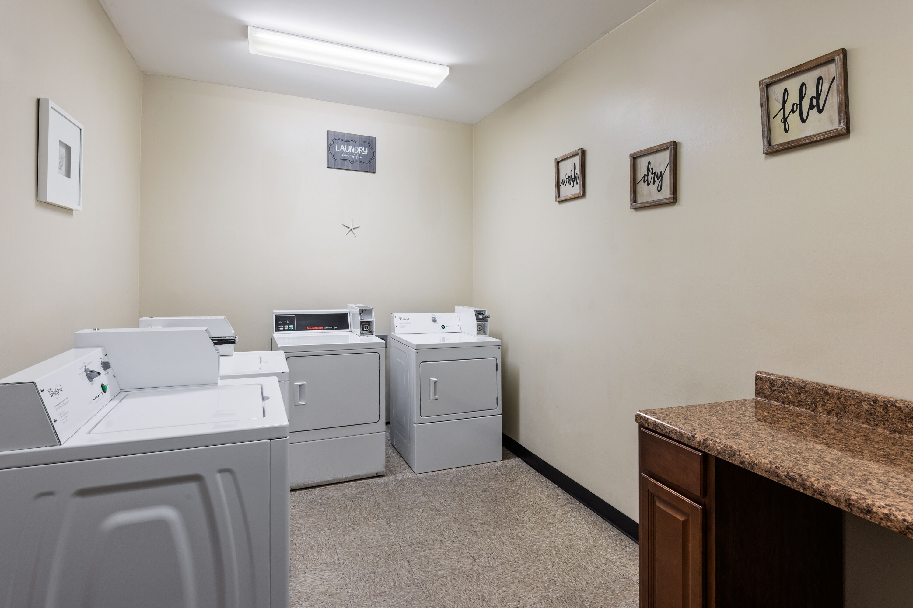 Laundry facilities at Wingate by Wyndham Destin in Destin, Florida
