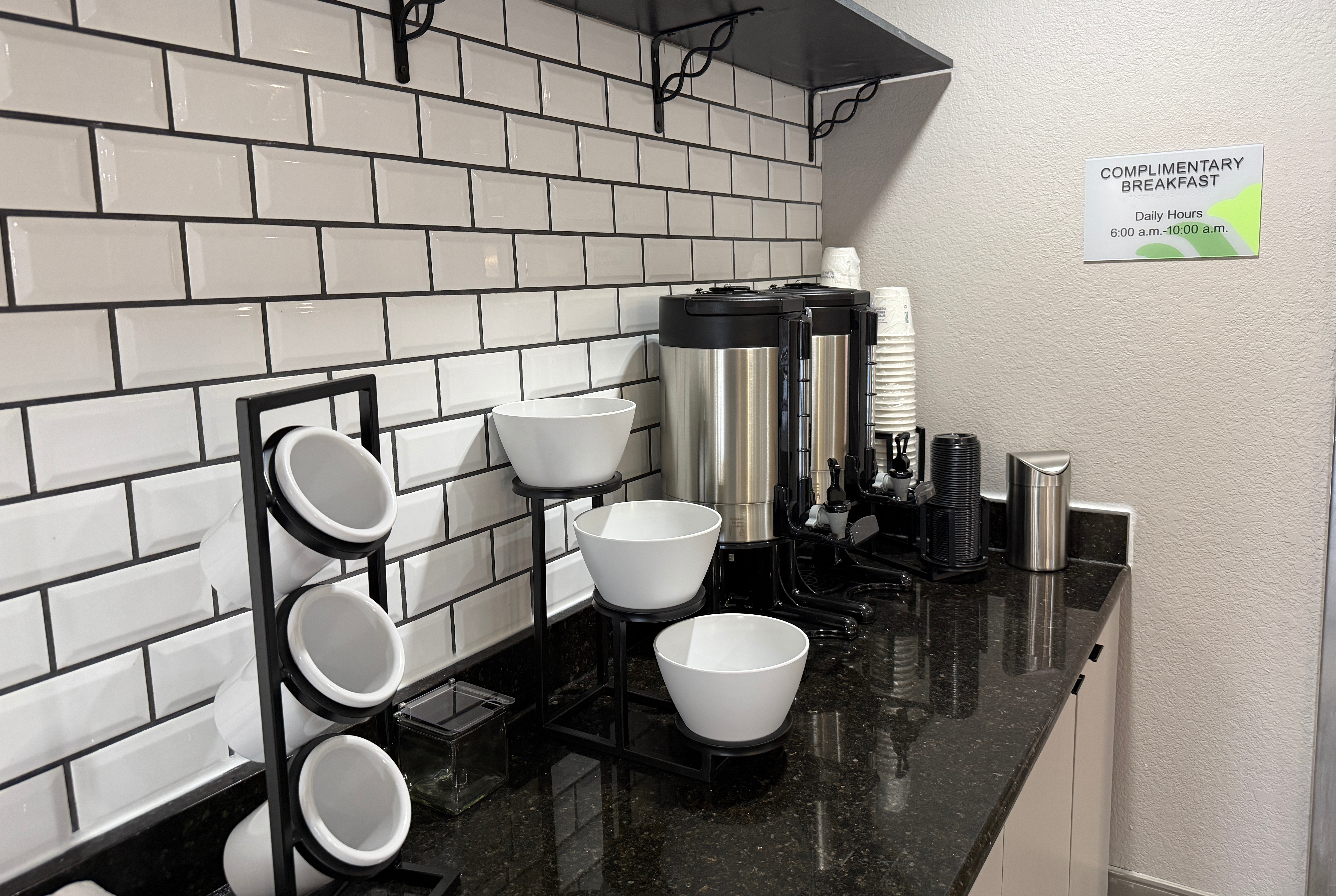 Free breakfast at Wingate by Wyndham Jacksonville FL in Jacksonville, Florida