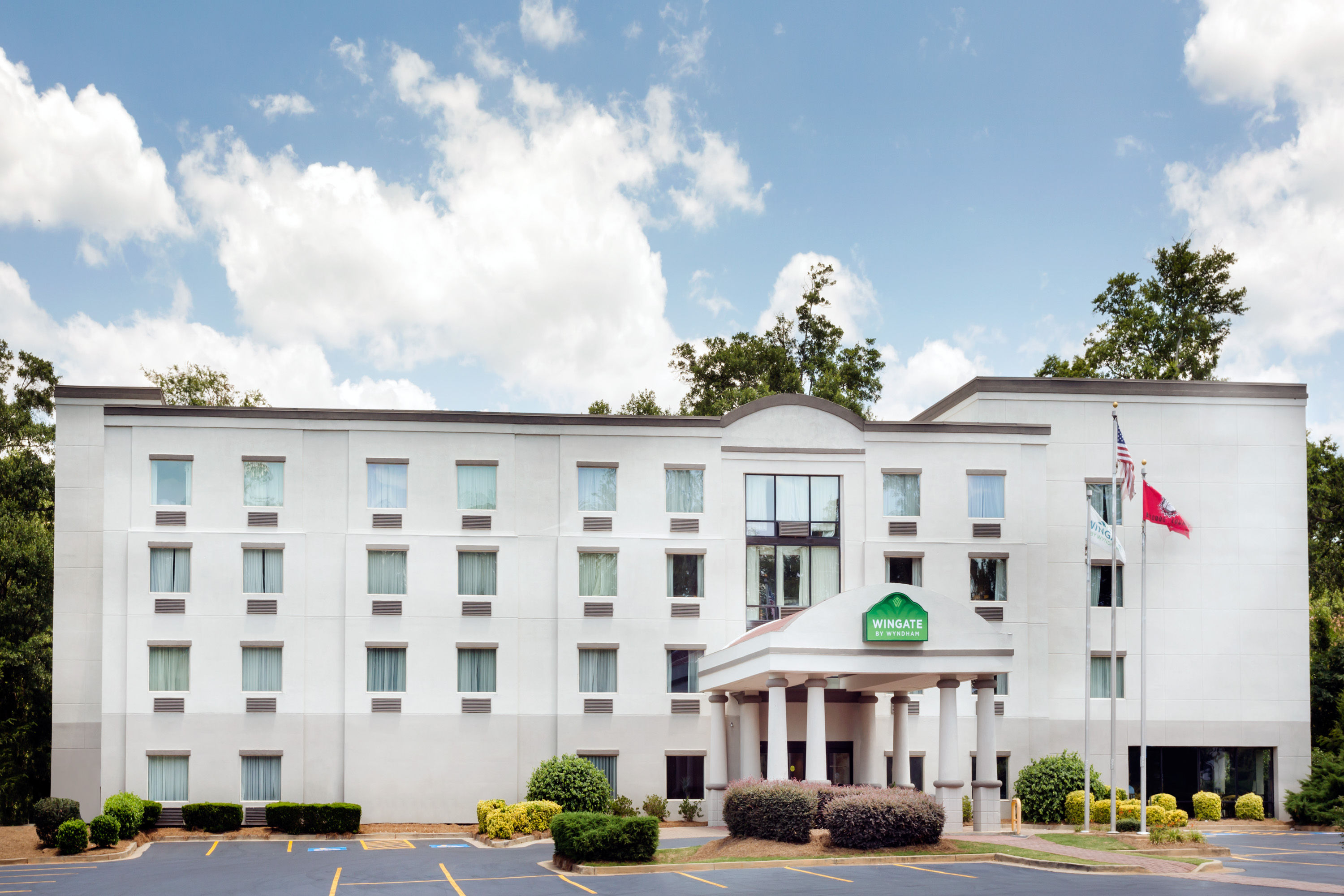 Exterior of Wingate by Wyndham Athens Near Downtown hotel in Athens, Georgia