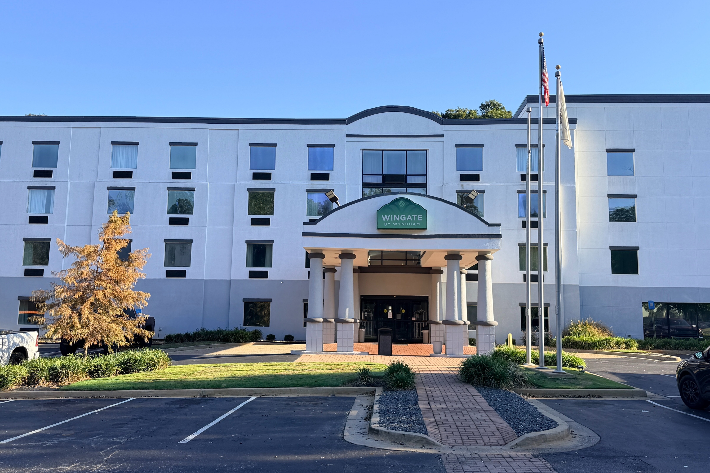 Exterior of Wingate by Wyndham Athens Near Downtown hotel in Athens, Georgia