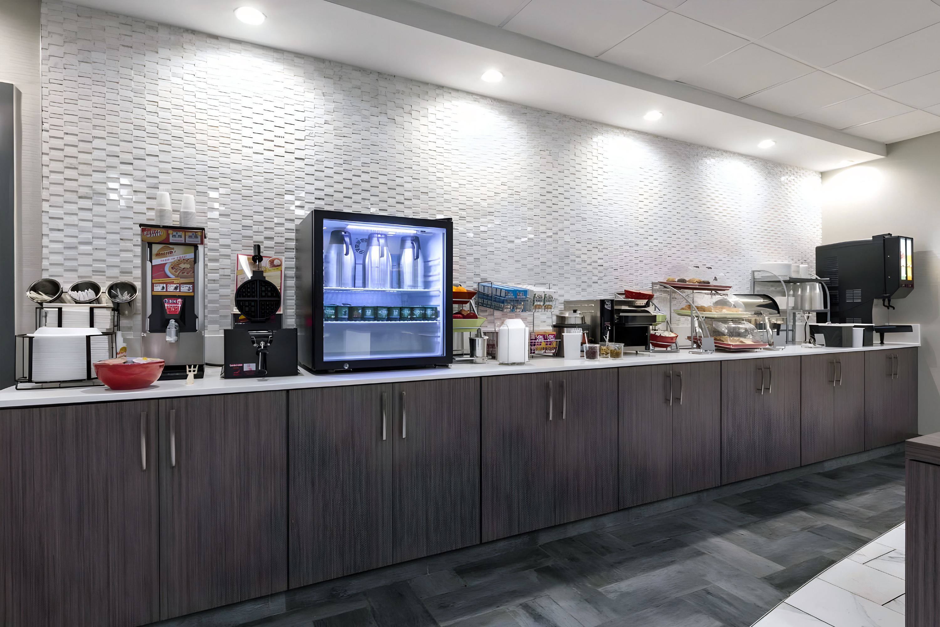 Wingate by Wyndham Augusta Washington Road restaurant breakfast area close up in Augusta, Georgia