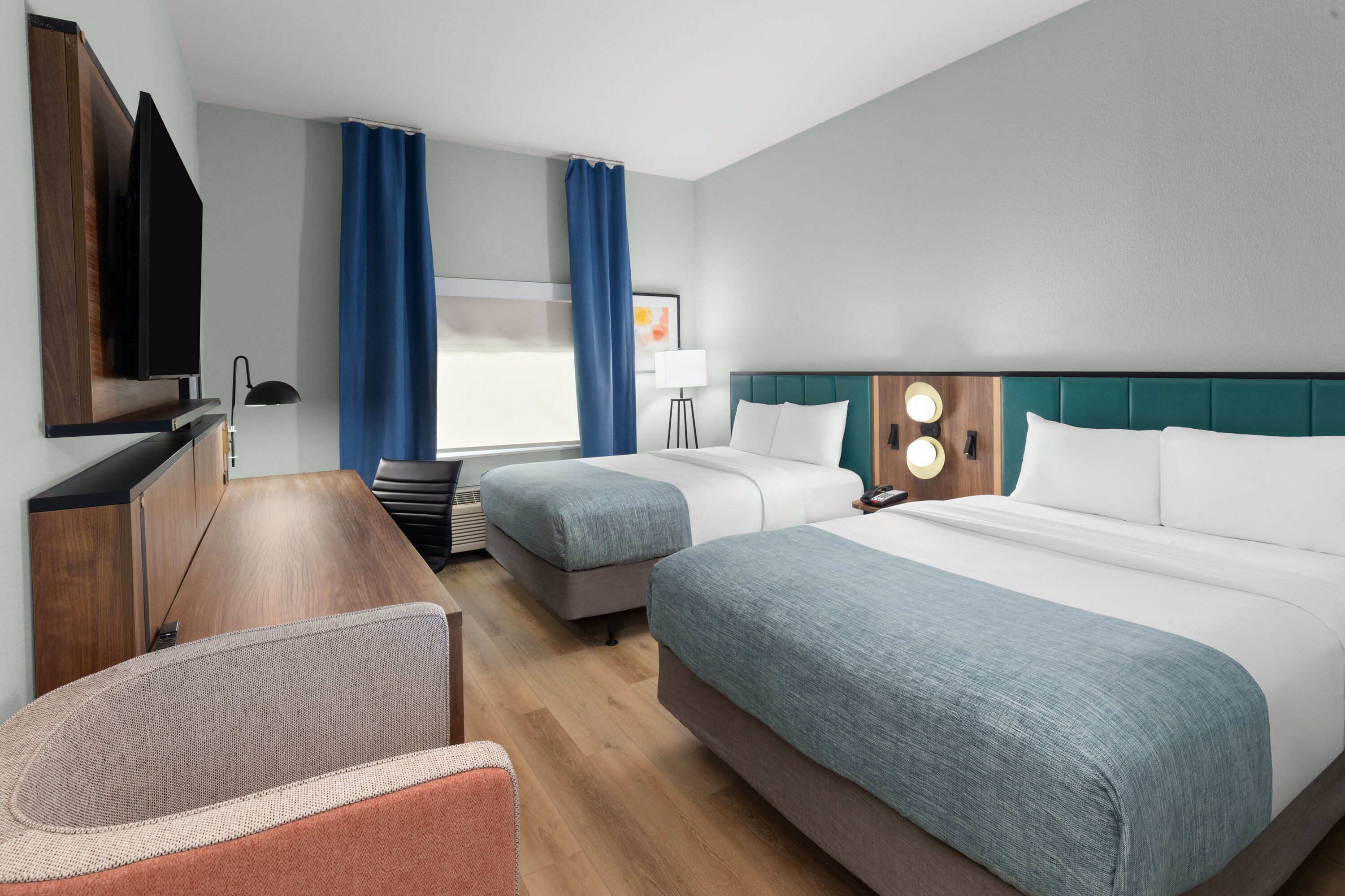 Guest room at the Wingate by Wyndham Augusta I-20 in Augusta, Georgia