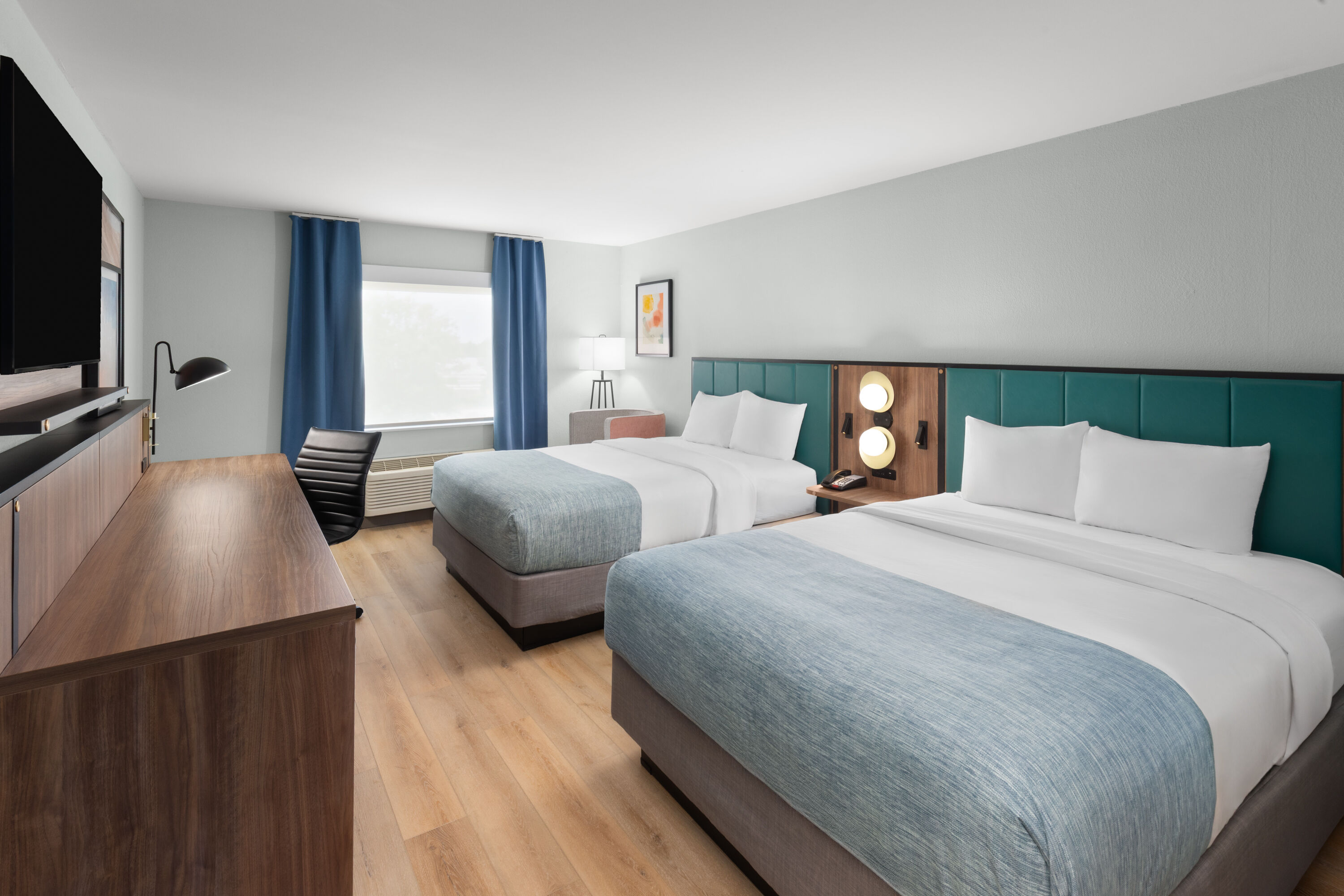 Guest room at the Wingate by Wyndham Augusta I-20 in Augusta, Georgia