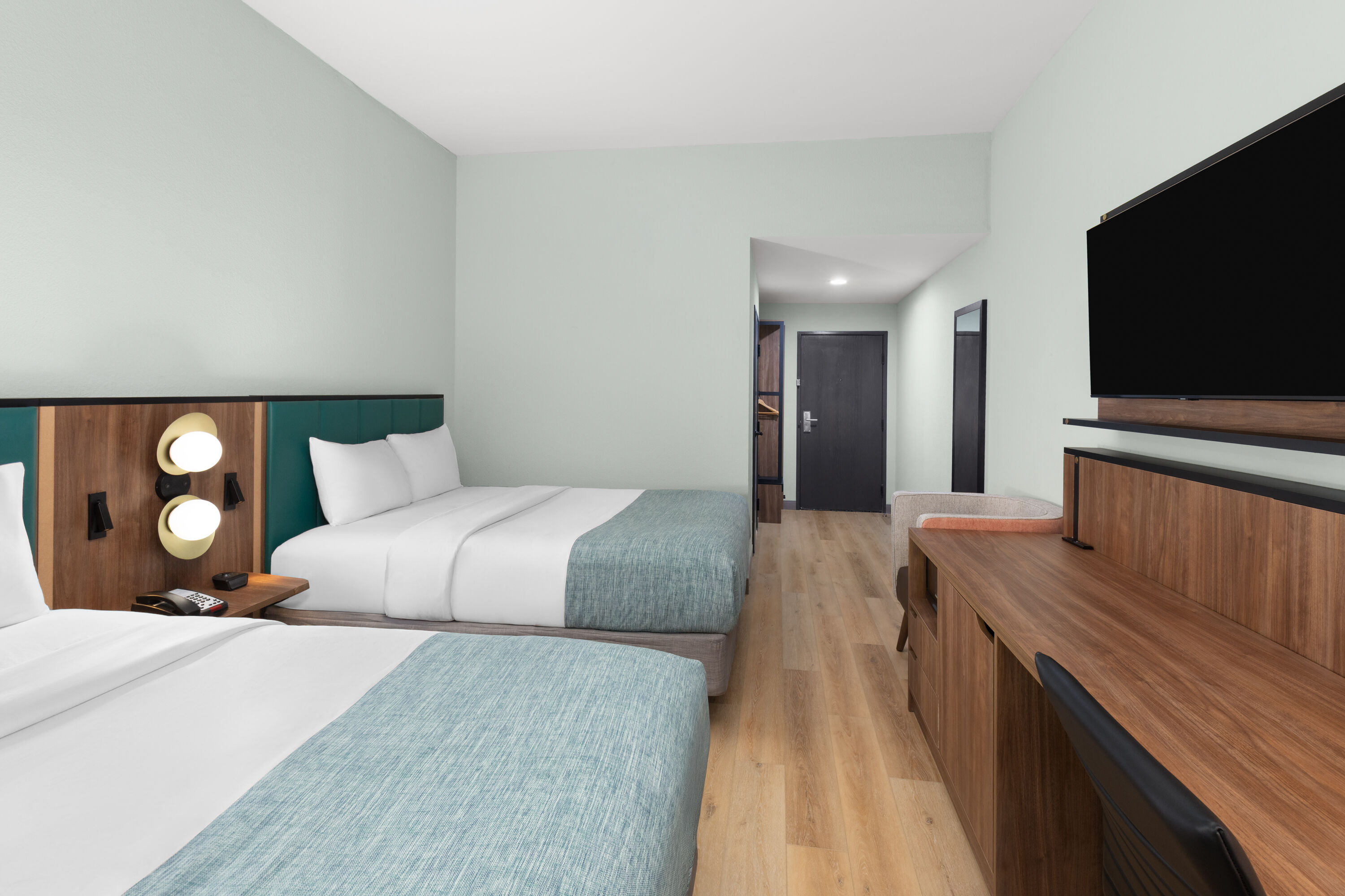 Guest room at the Wingate by Wyndham Augusta I-20 in Augusta, Georgia