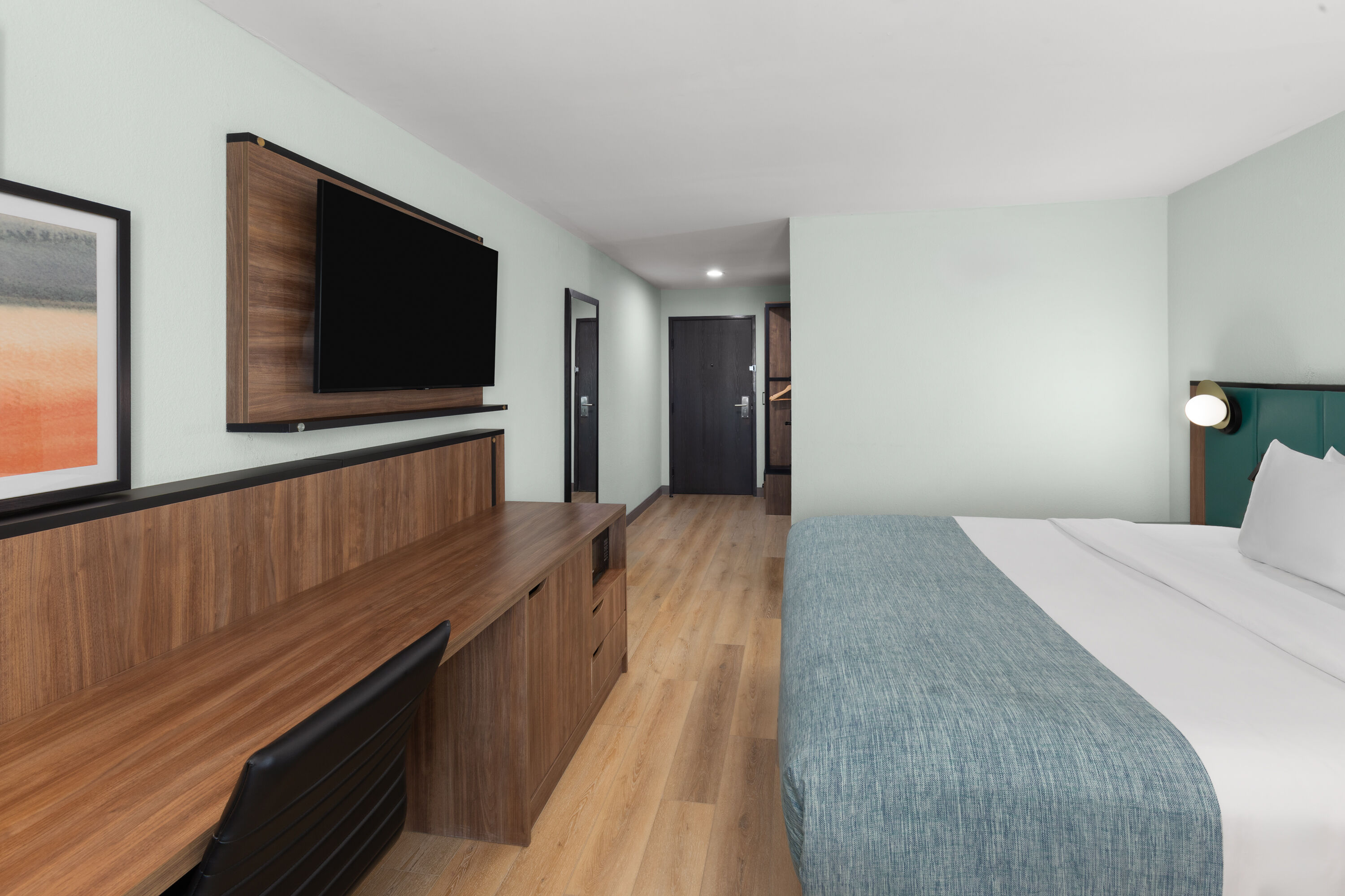 Guest room at the Wingate by Wyndham Augusta I-20 in Augusta, Georgia