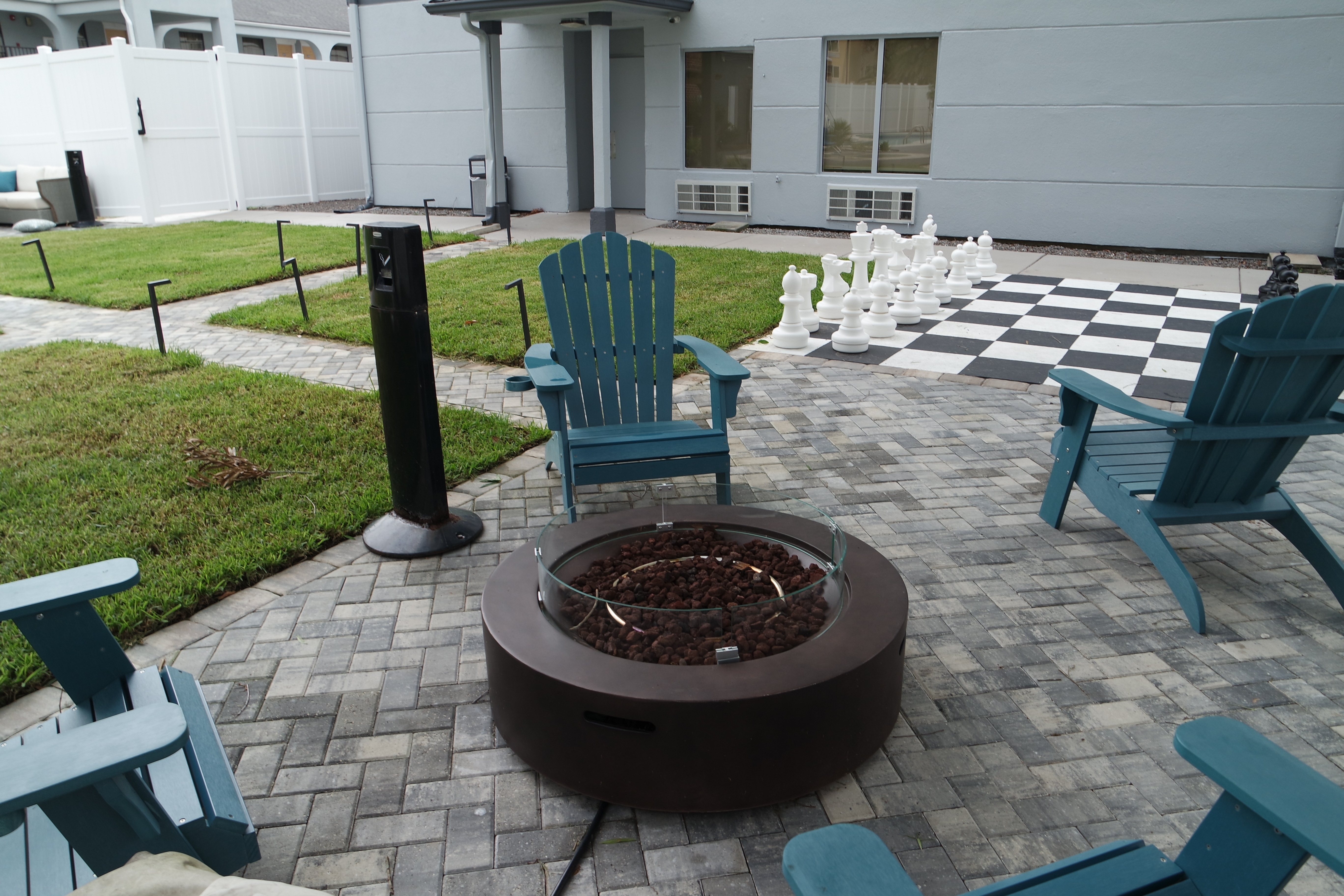 Firepit at Wingate by Wyndham Kings Bay Naval Base in Kingsland, Georgia