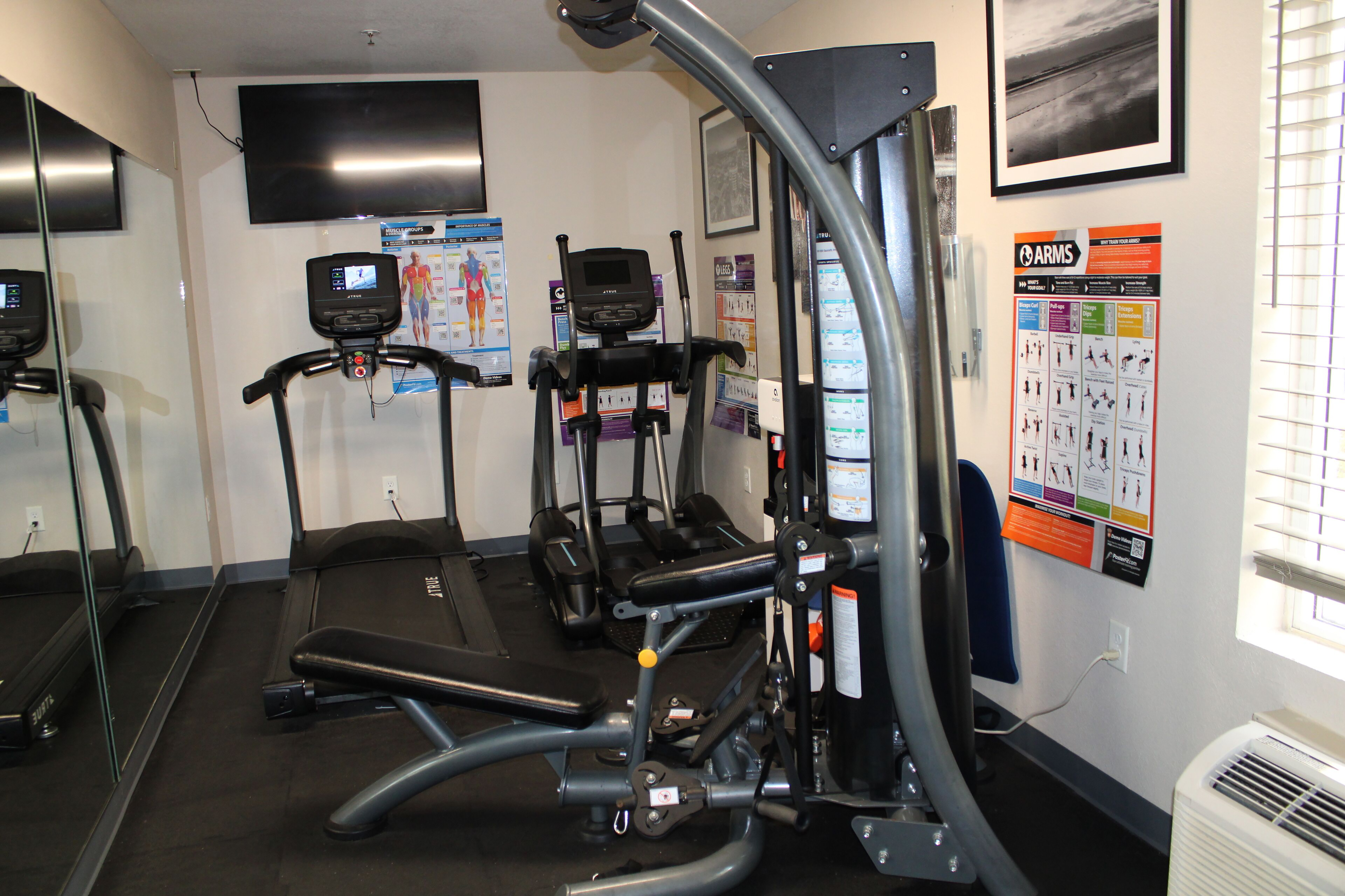 Fitness room at Wingate by Wyndham Kings Bay Naval Base in Kingsland, Georgia