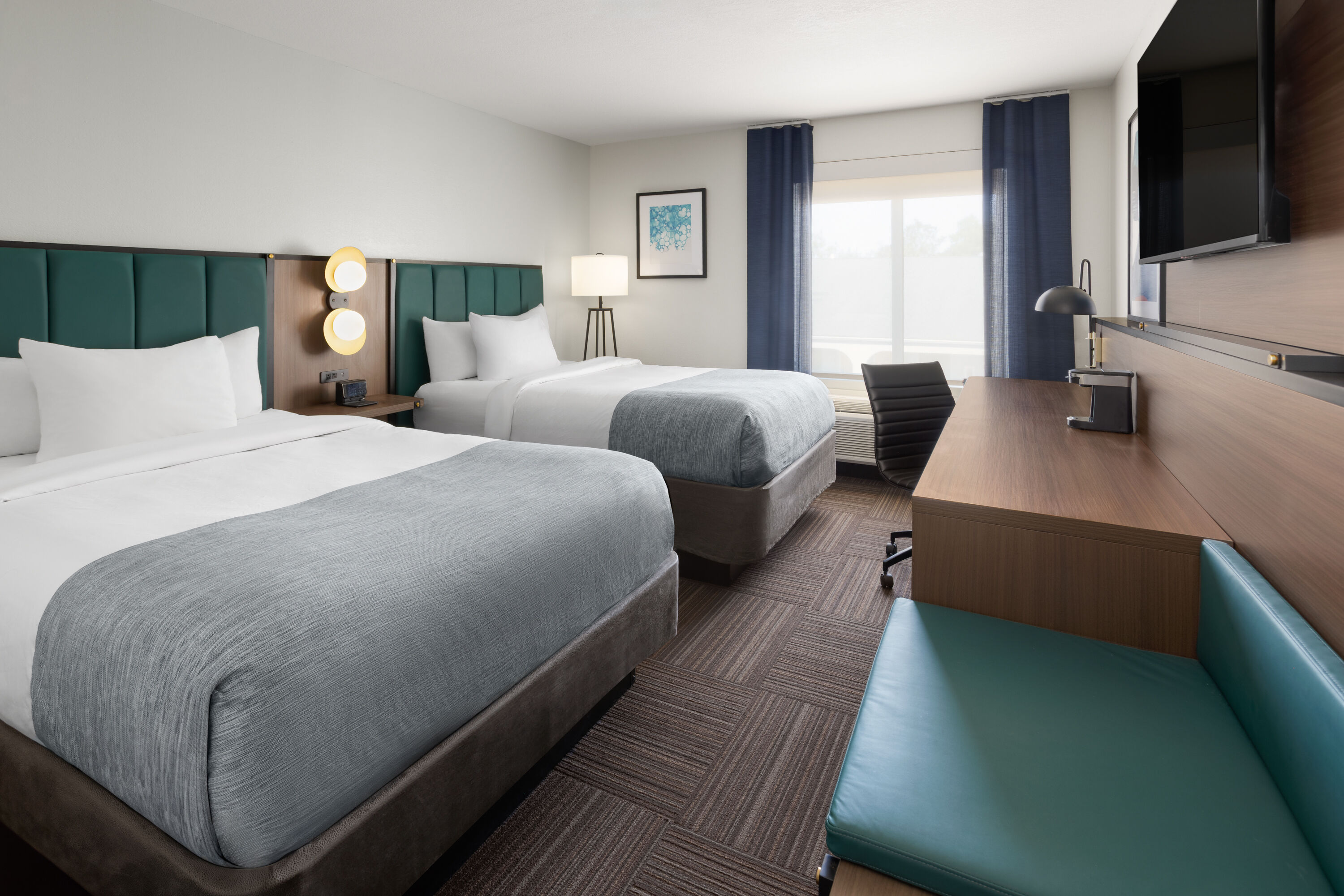 Guest room at the Wingate by Wyndham Kings Bay Naval Base in Kingsland, Georgia