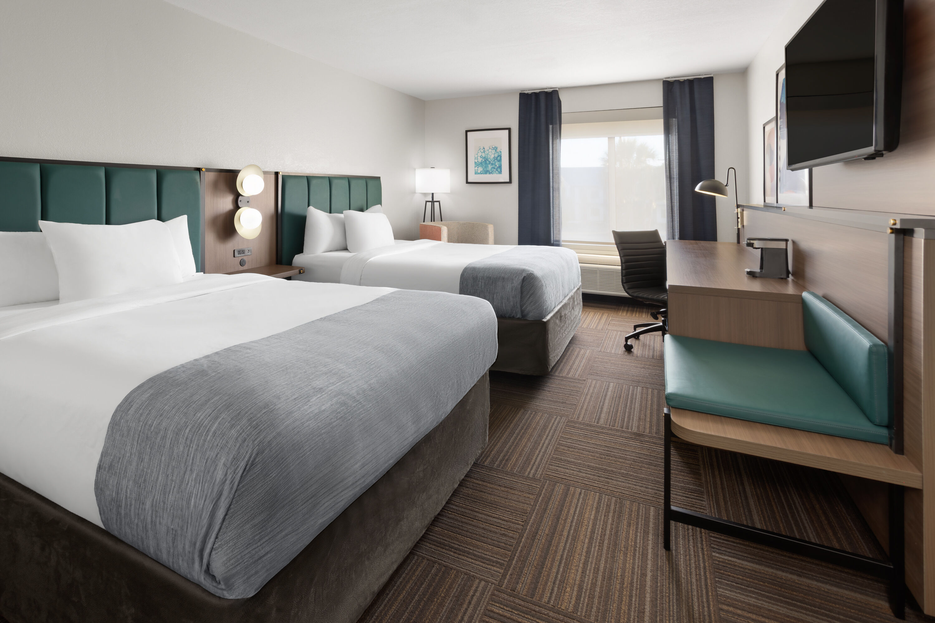 Guest room at the Wingate by Wyndham Kings Bay Naval Base in Kingsland, Georgia