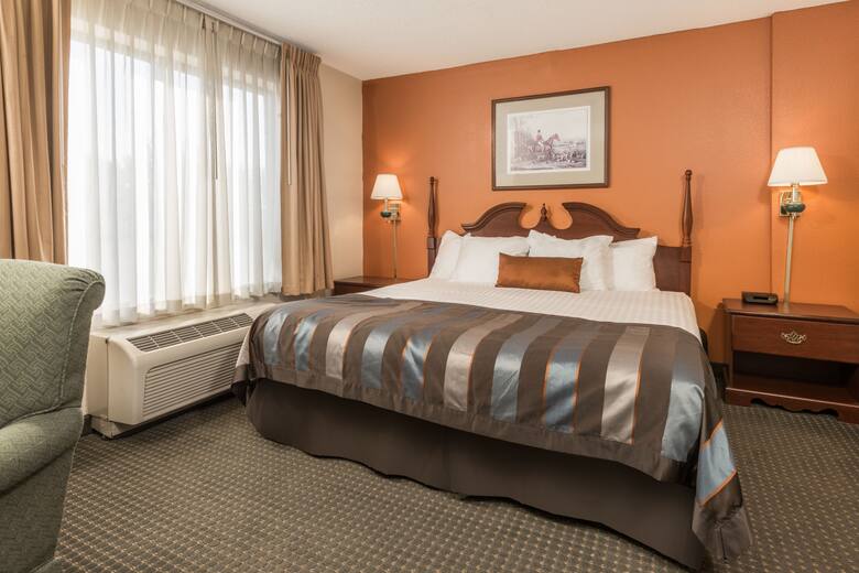 Guest room at the Wingate By Wyndham Indianapolis Airport-Rockville Rd. in Indianapolis, Indiana