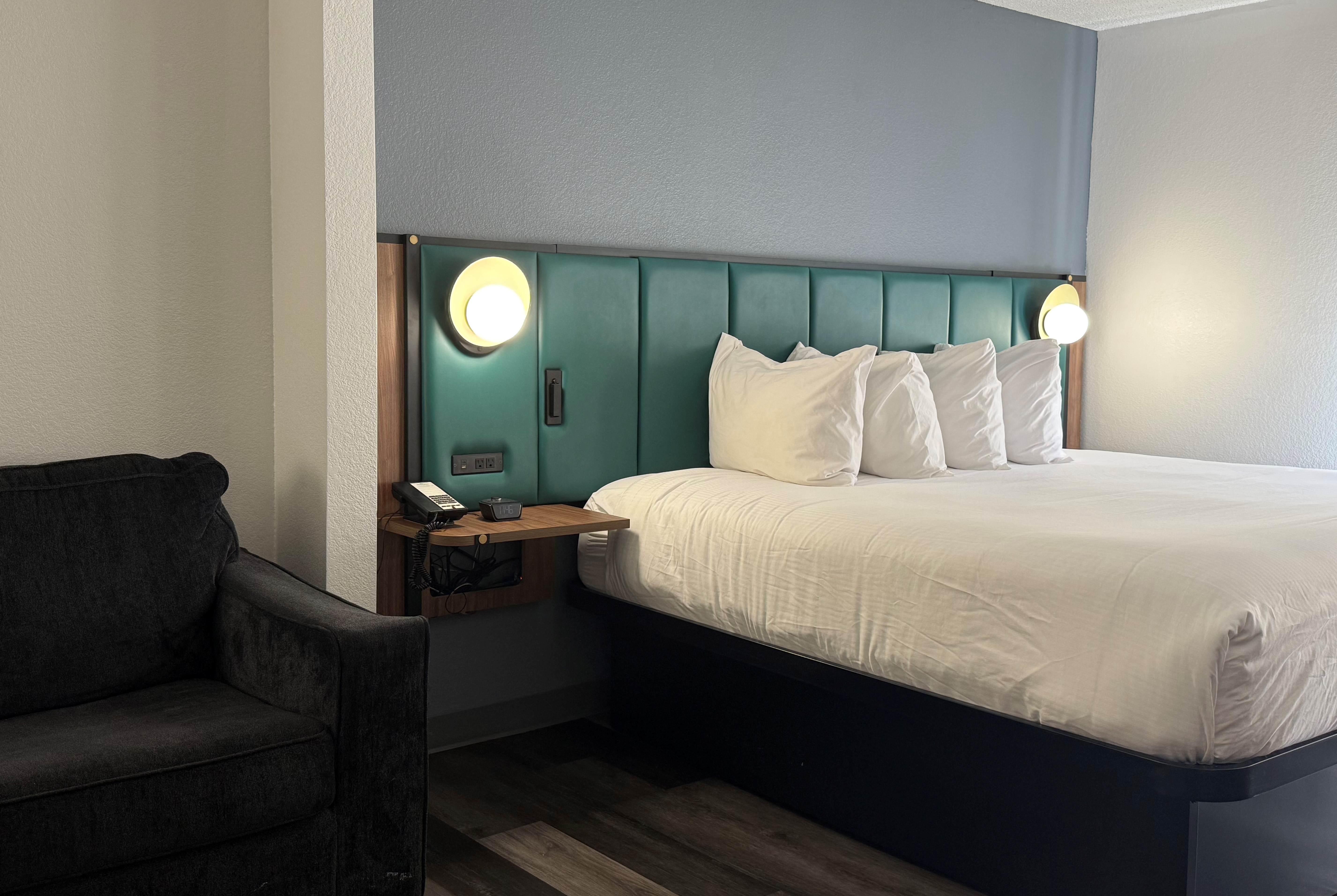 Guest room at the Wingate by Wyndham Indianapolis Airport-Rockville Rd. in Indianapolis, Indiana