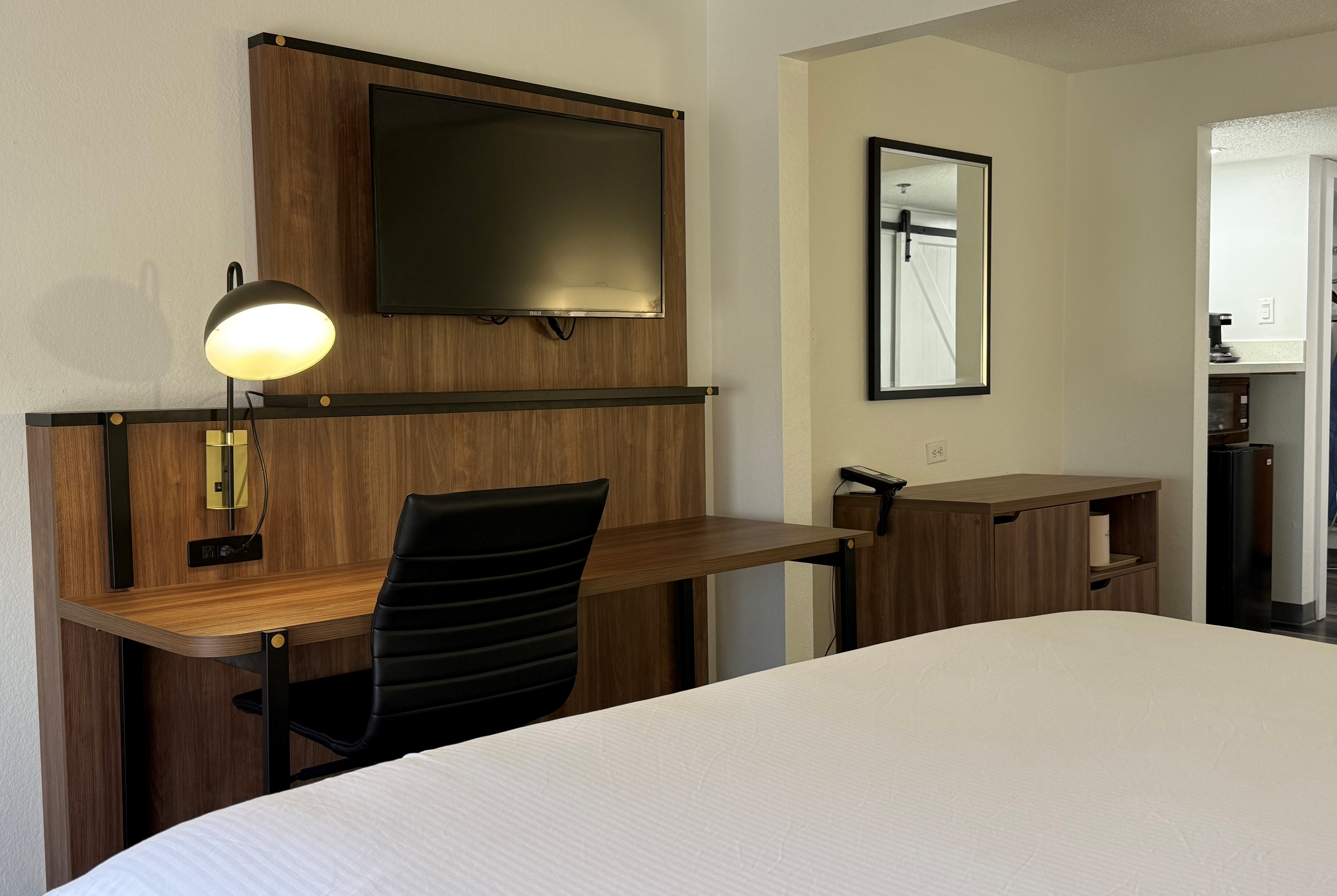 Guest room at the Wingate by Wyndham Indianapolis Airport-Rockville Rd. in Indianapolis, Indiana