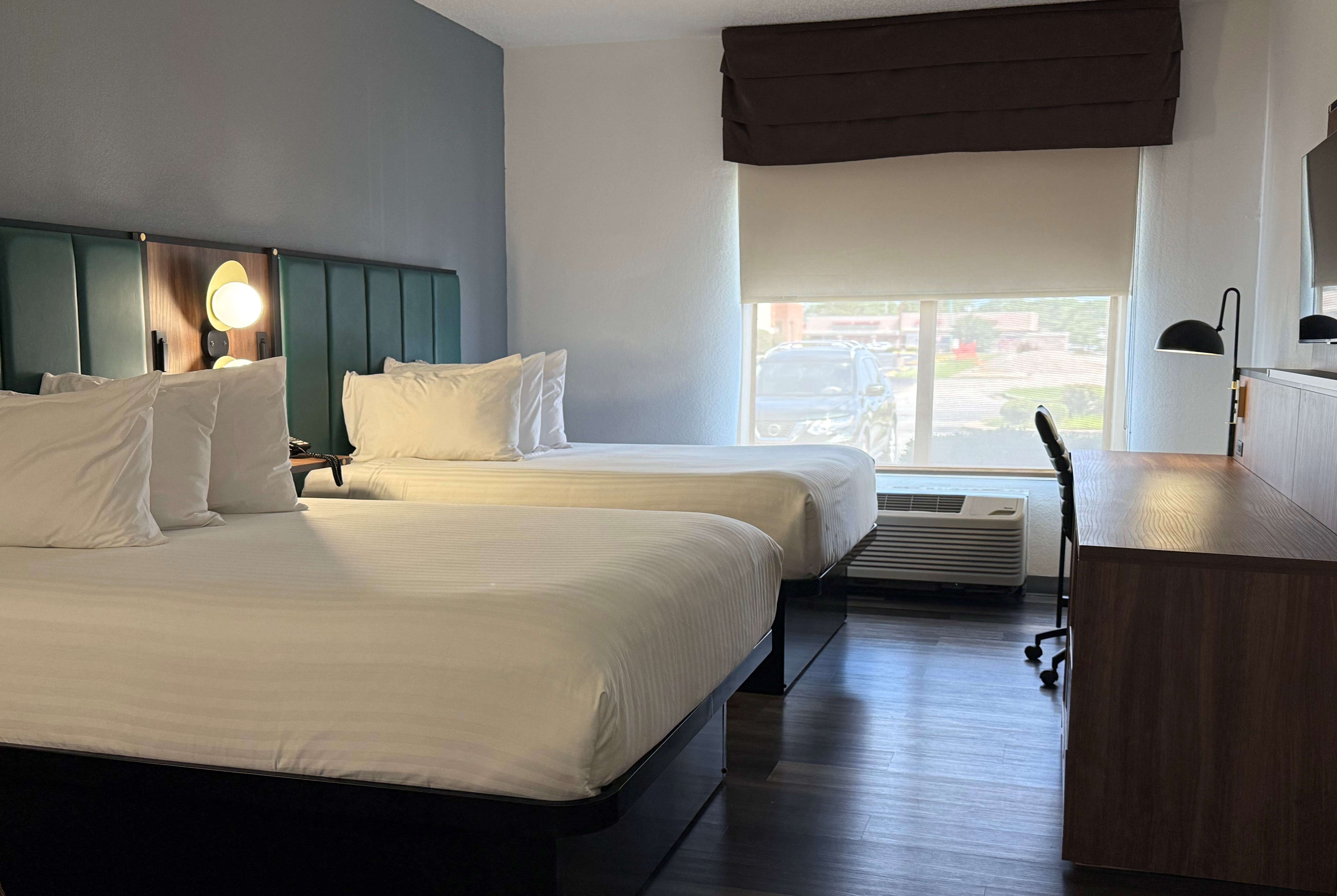 Guest room at the Wingate by Wyndham Indianapolis Airport-Rockville Rd. in Indianapolis, Indiana