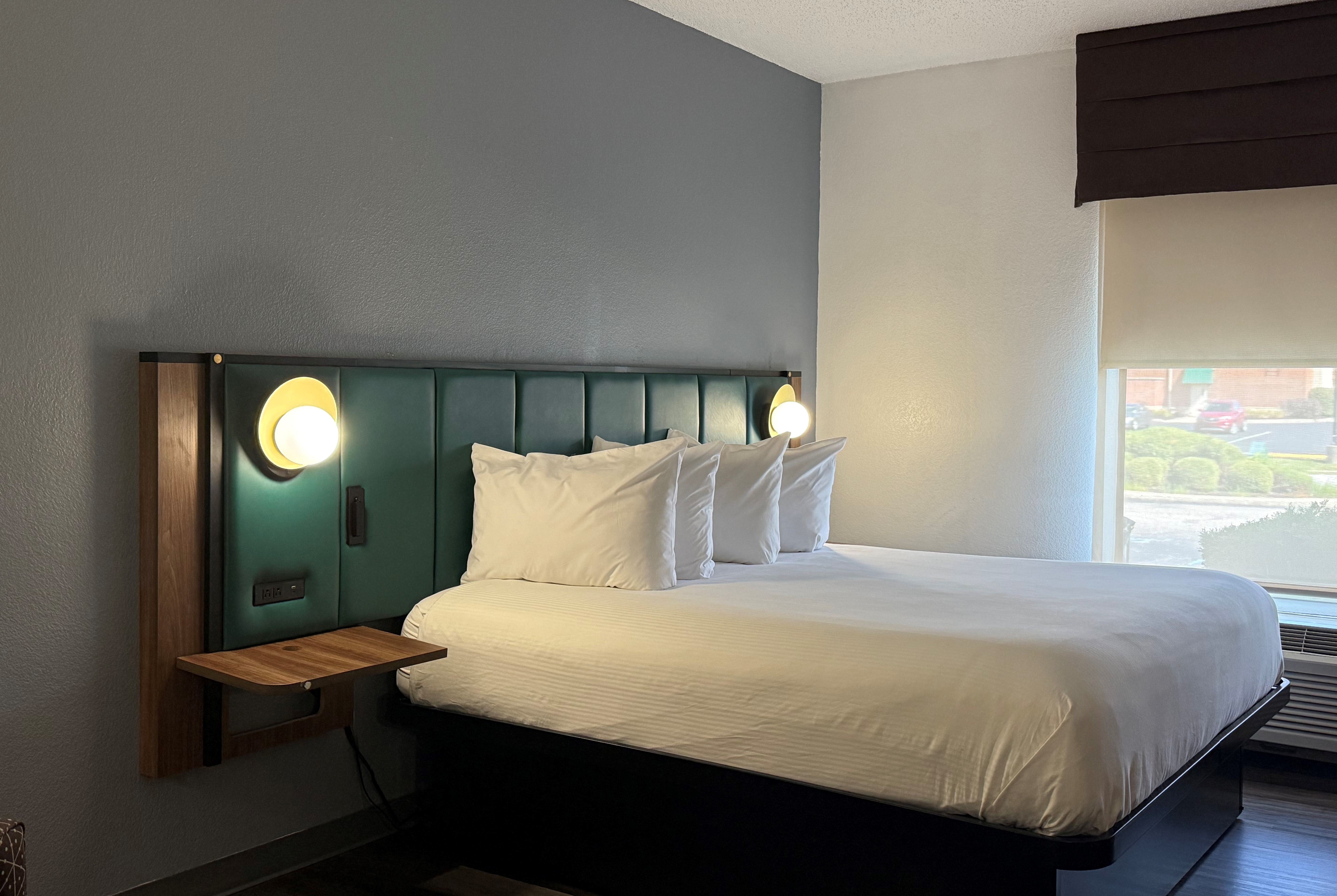 Guest room at the Wingate by Wyndham Indianapolis Airport-Rockville Rd. in Indianapolis, Indiana