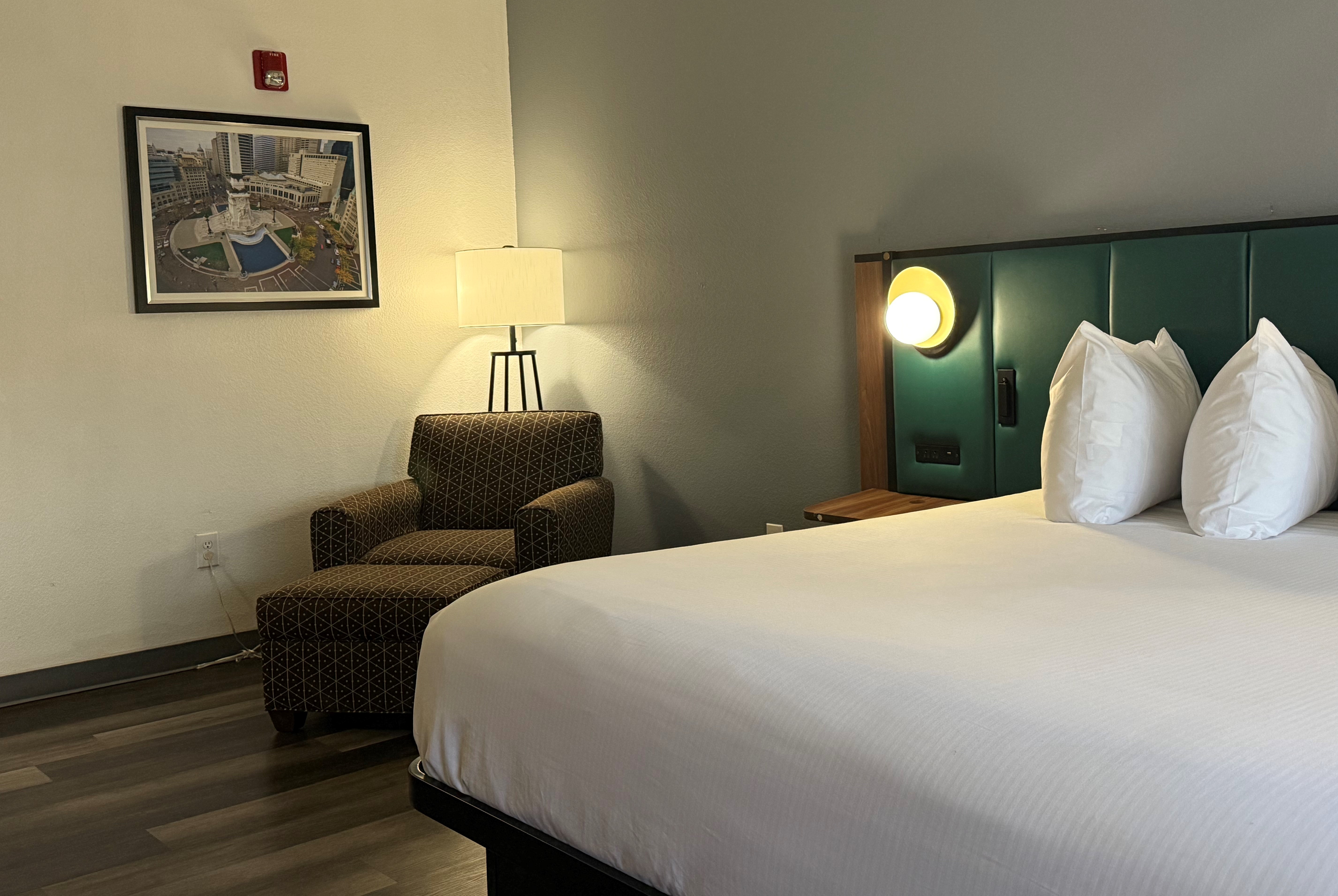 Guest room at the Wingate by Wyndham Indianapolis Airport-Rockville Rd. in Indianapolis, Indiana