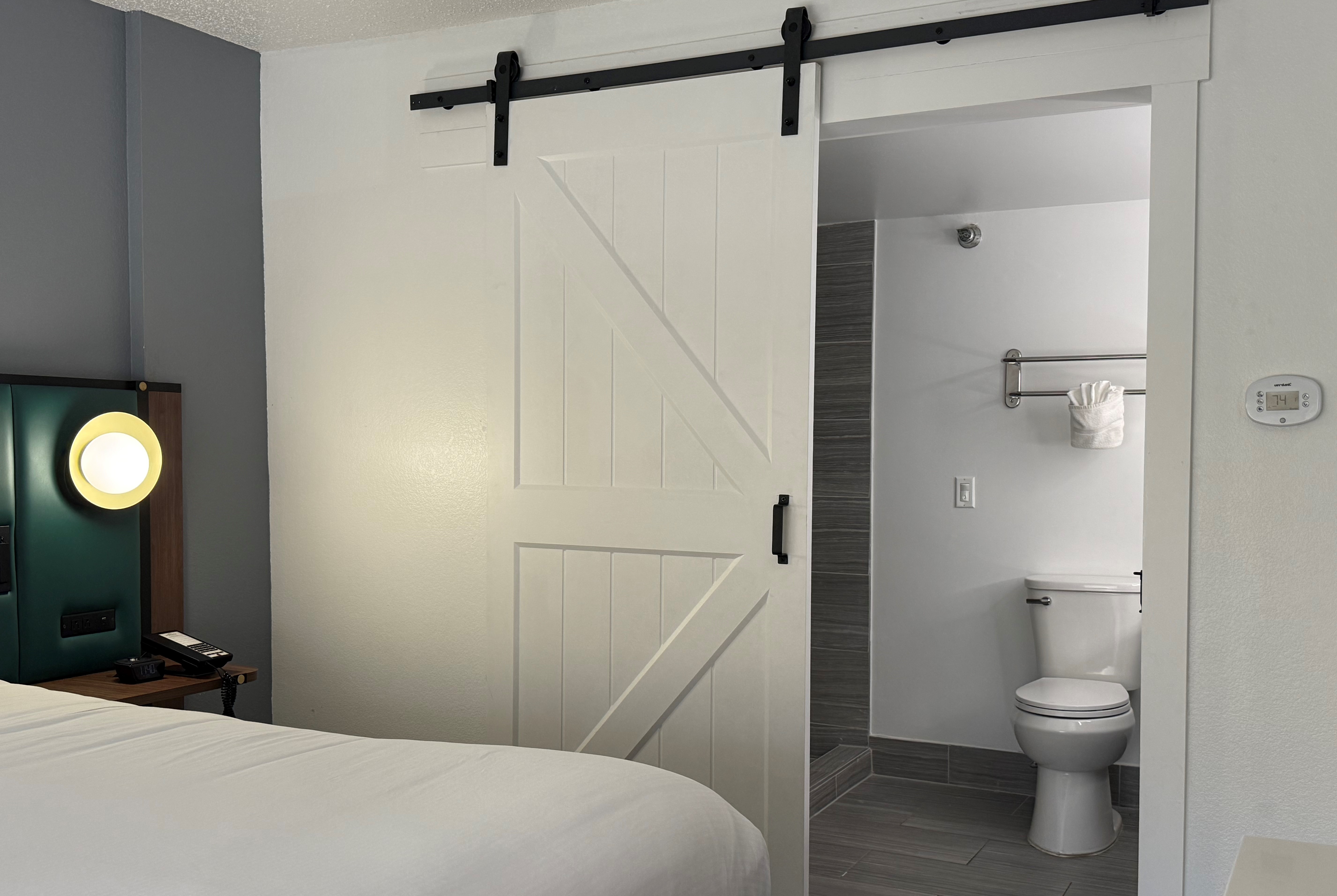 Guest room at the Wingate by Wyndham Indianapolis Airport-Rockville Rd. in Indianapolis, Indiana