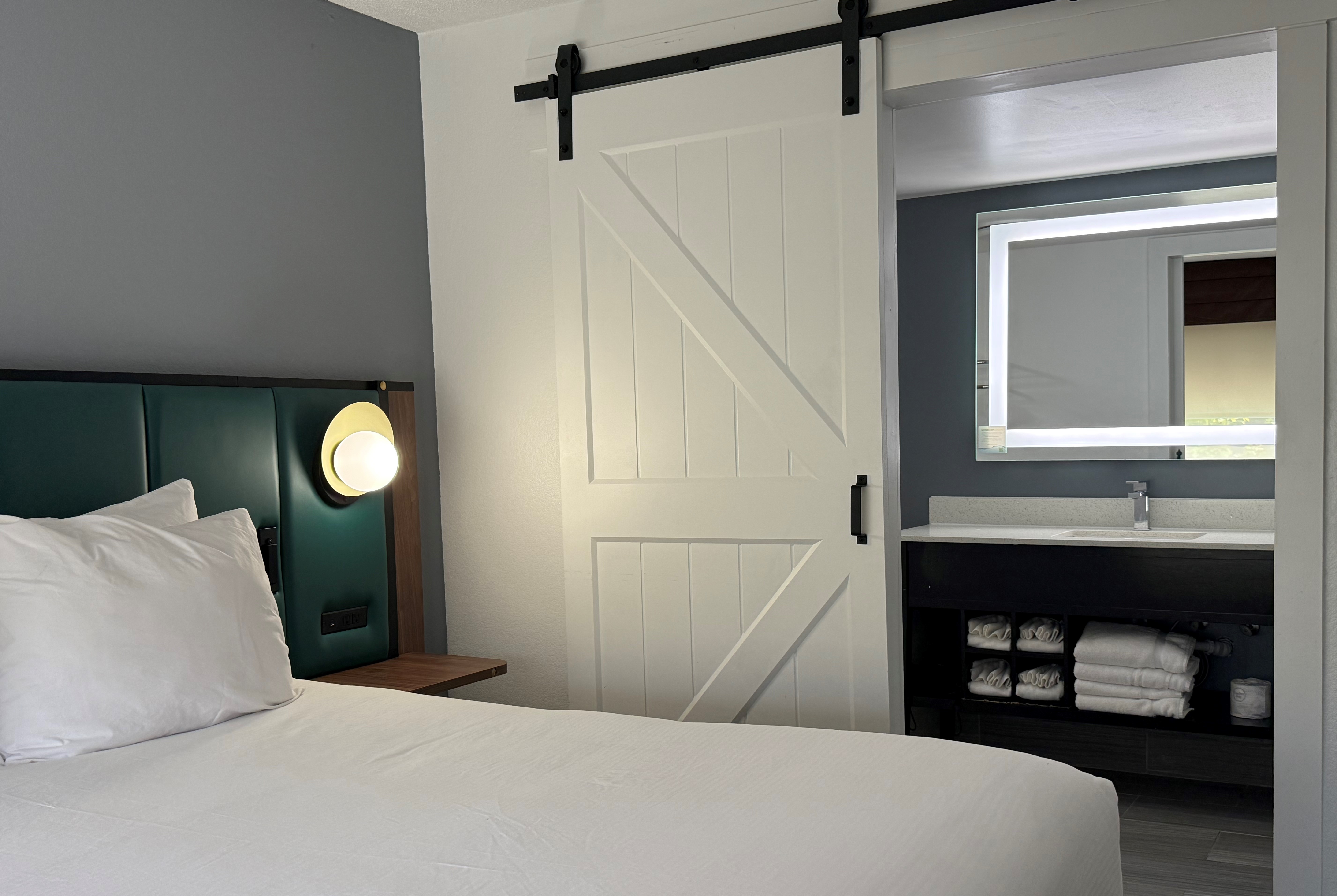 Guest room at the Wingate by Wyndham Indianapolis Airport-Rockville Rd. in Indianapolis, Indiana