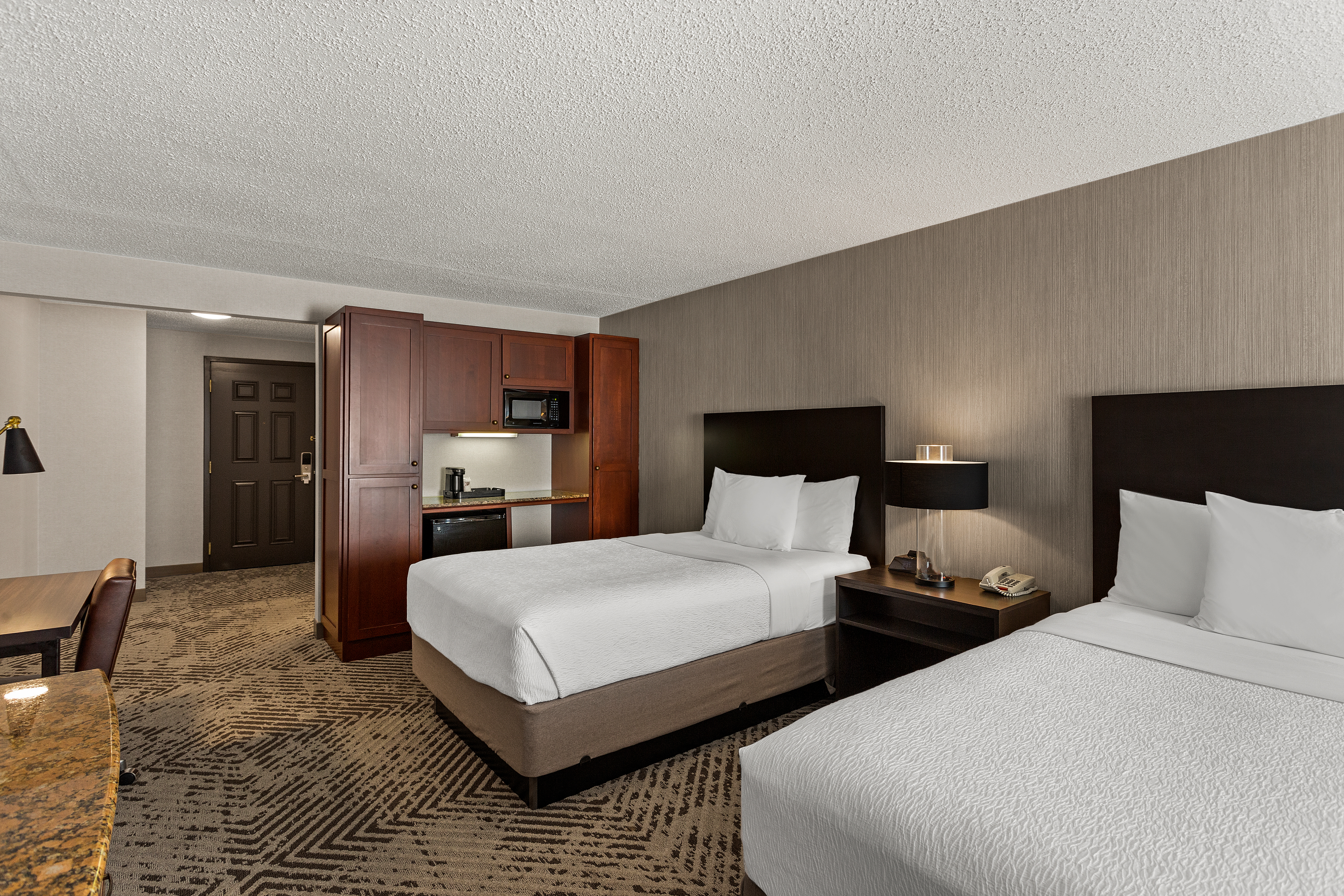 Guest room at the Wingate by Wyndham South Bend/Notre Dame in South Bend, Indiana