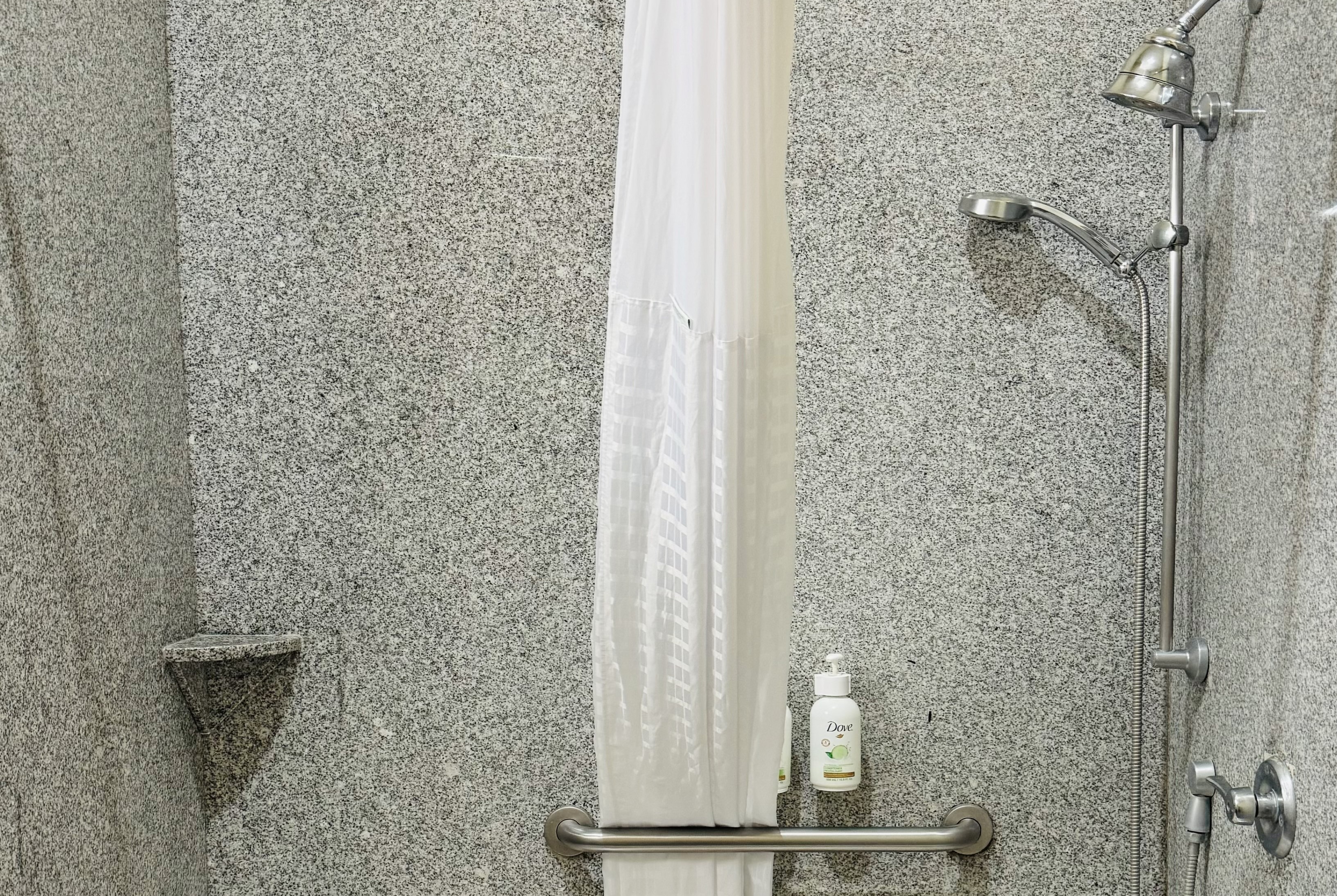 Guest room bath at the Wingate by Wyndham Lake Charles Casino Area in Lake Charles, Louisiana