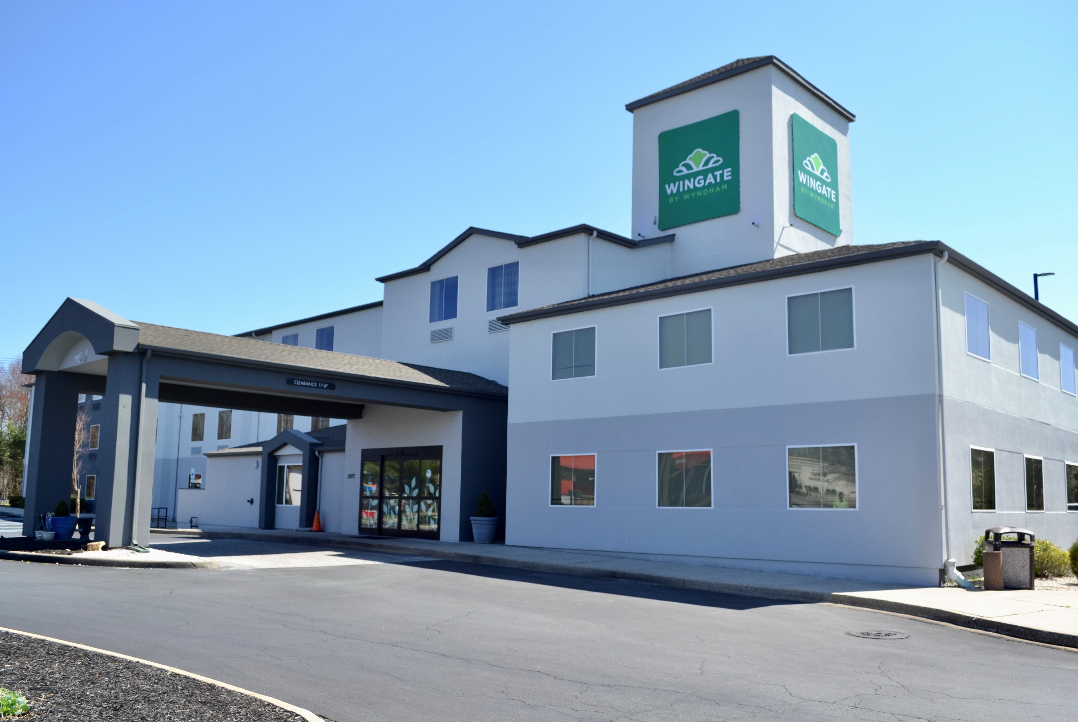 Exterior of Wingate by Wyndham Bel Air I-95 Exit 77A / APG Area hotel in Edgewood, Maryland