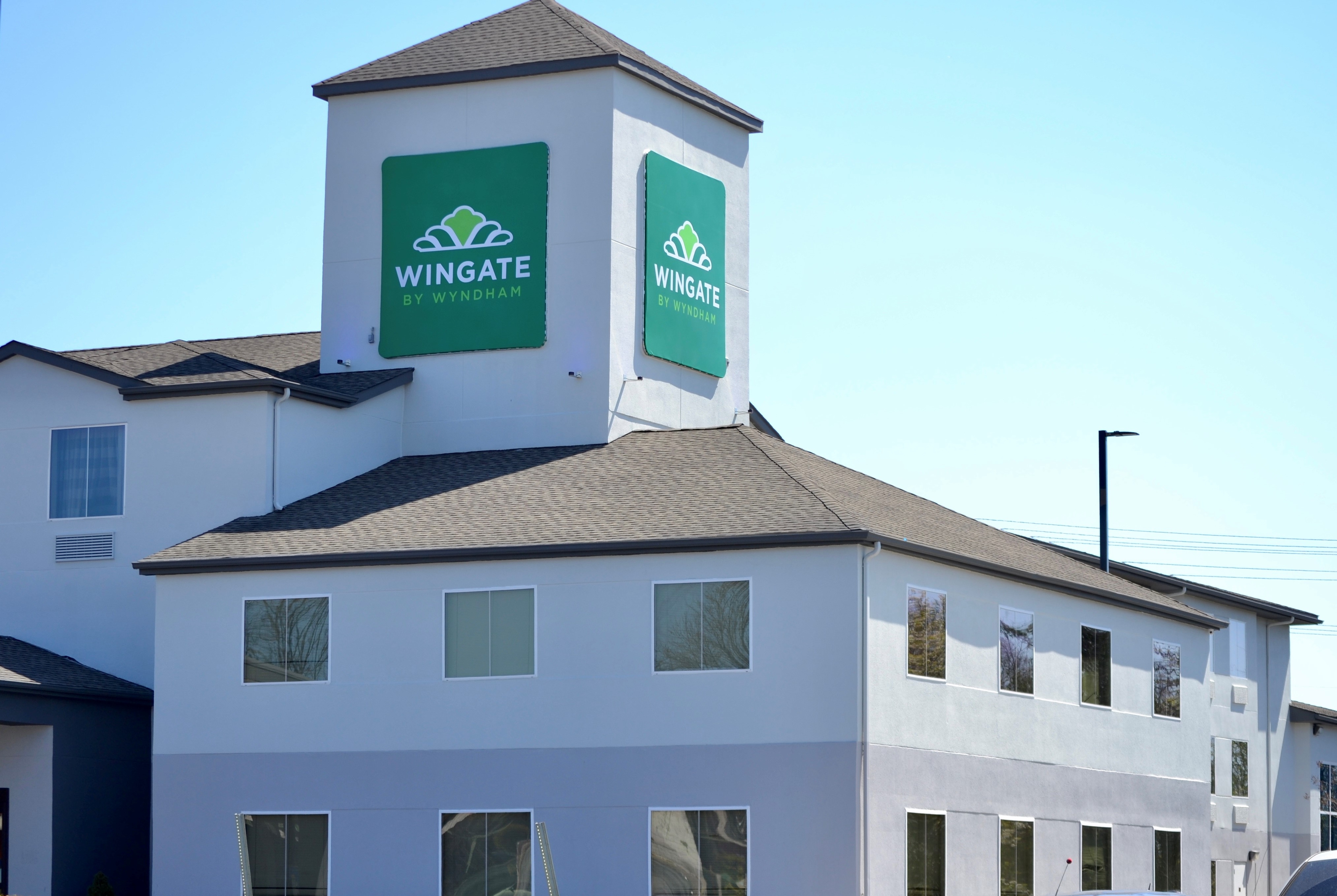 Exterior of Wingate by Wyndham Bel Air I-95 Exit 77A / APG Area hotel in Edgewood, Maryland